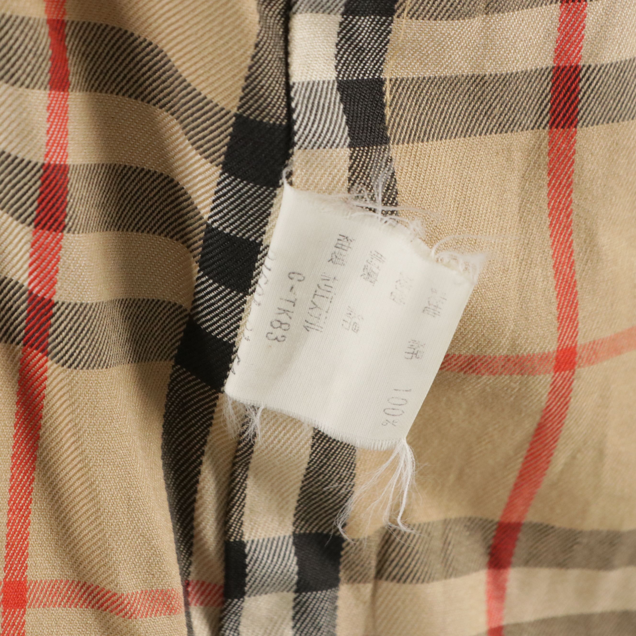 Men's Burberrys Single-Breasted Gabardine Trench Coat