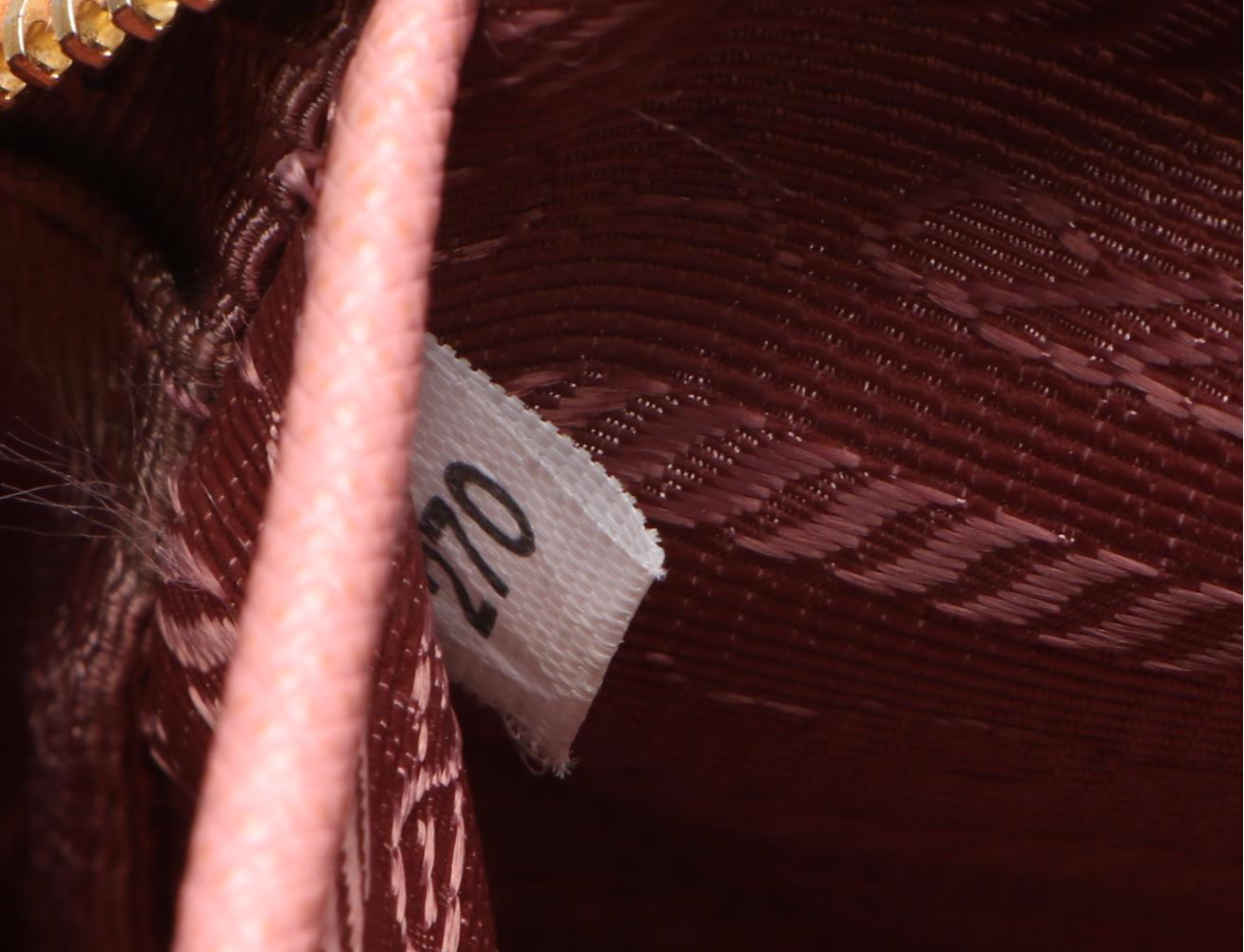 Prada Small Camera Crossbody Bag in Light Pink Saffiano Lux leather