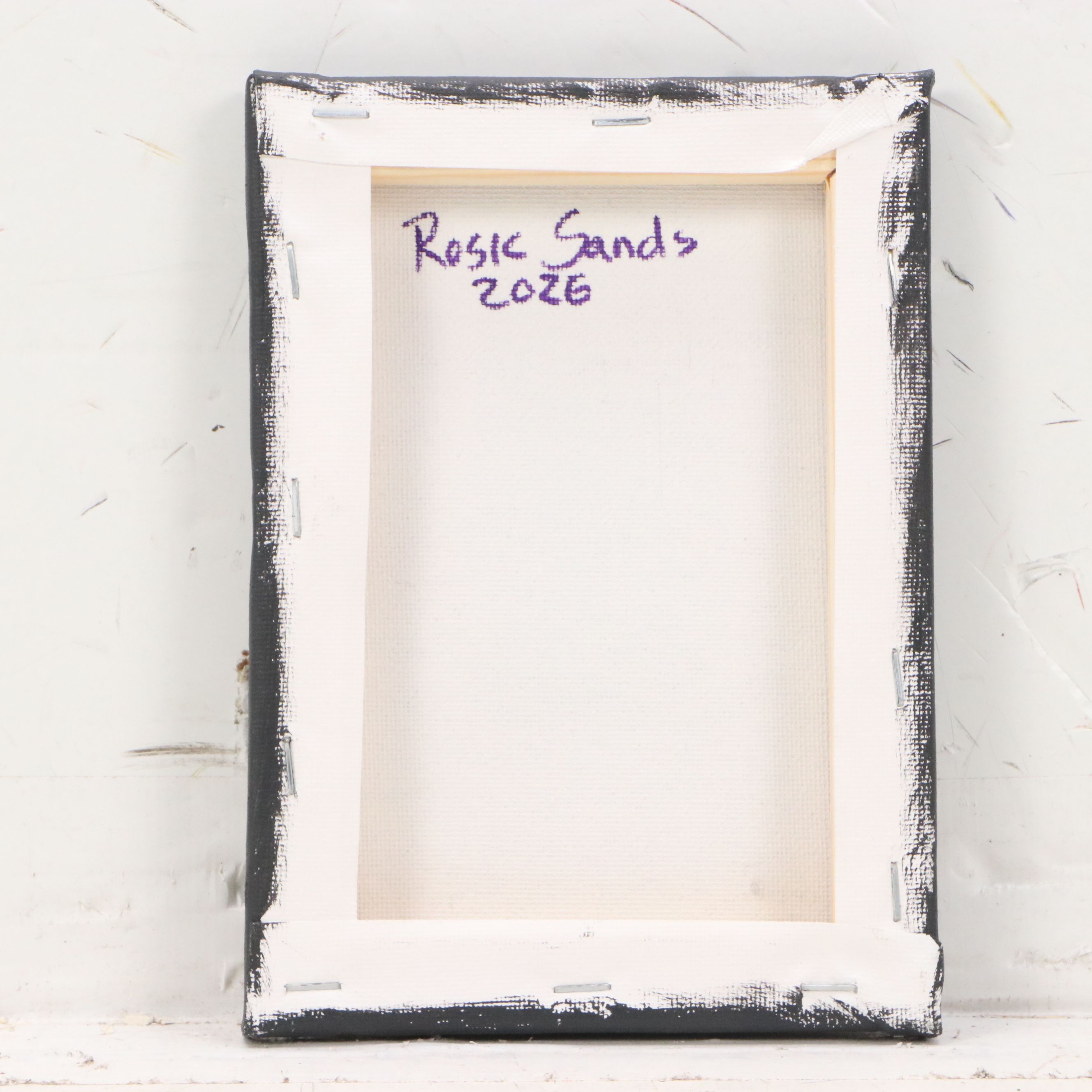 Rosie Sands Sunset Landscape Acrylic Painting, 2026