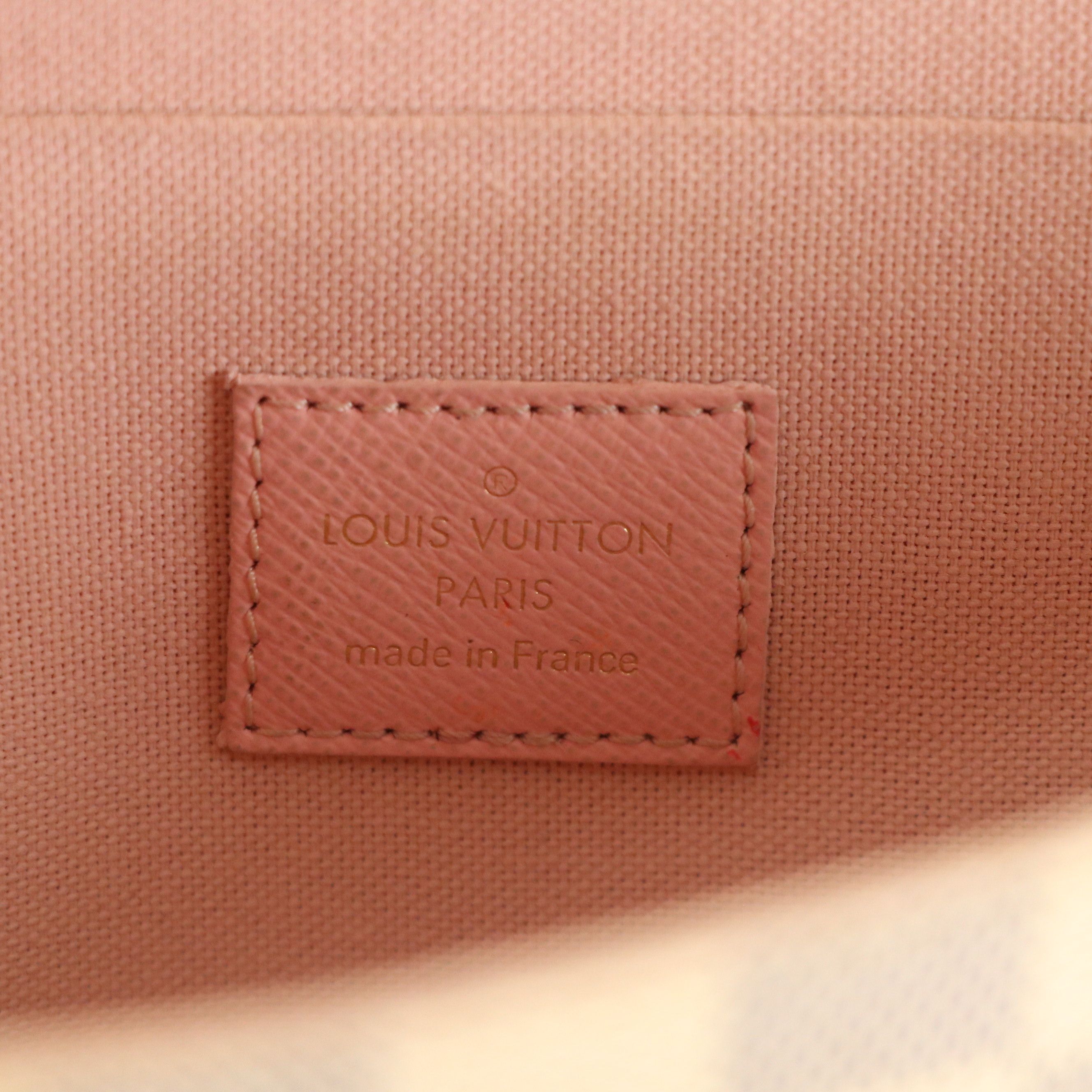 Louis Vuitton Félicie Pochette Crossbody in Damier Azur Canvas with Inserts