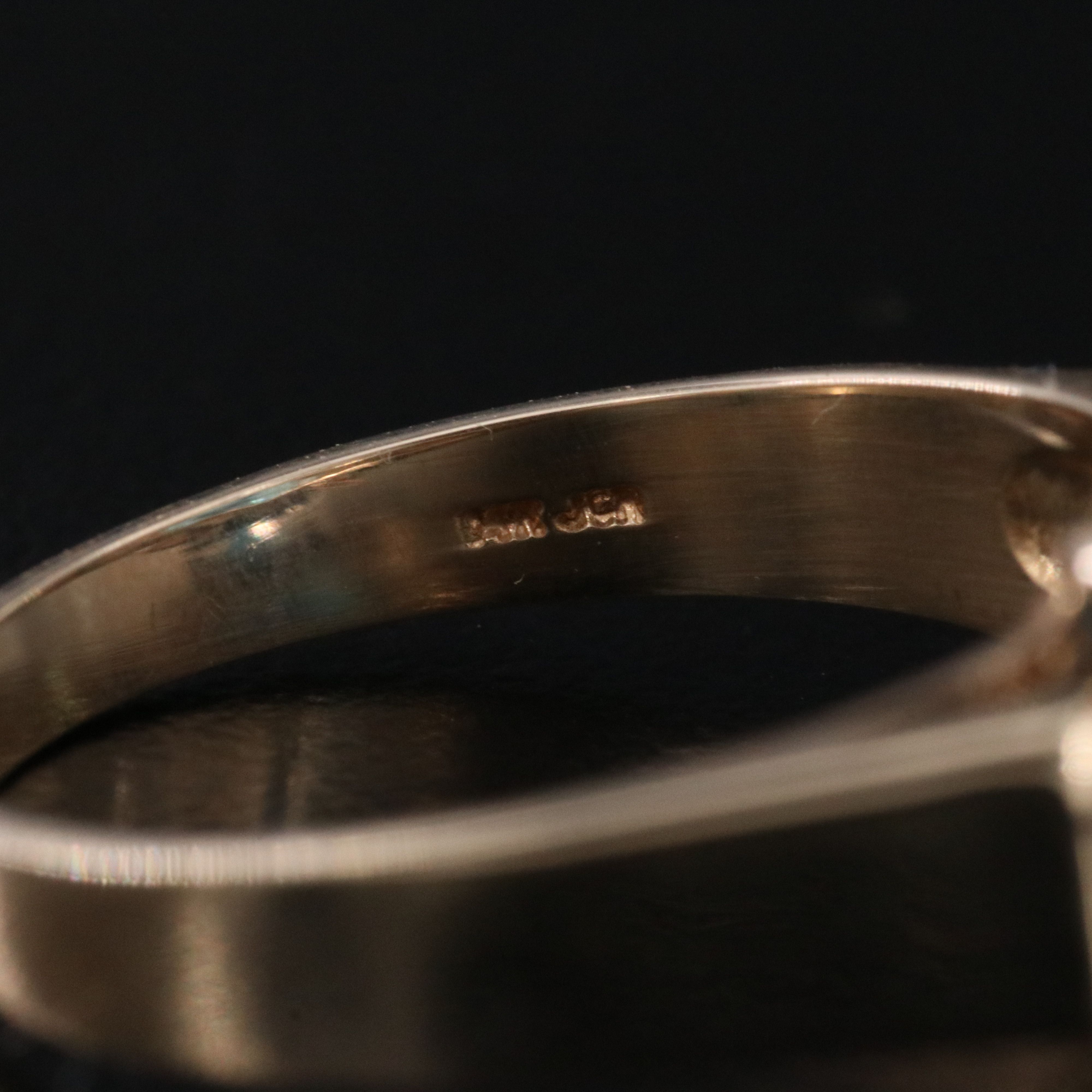 14K Swiss Blue Topaz and Diamond Ring