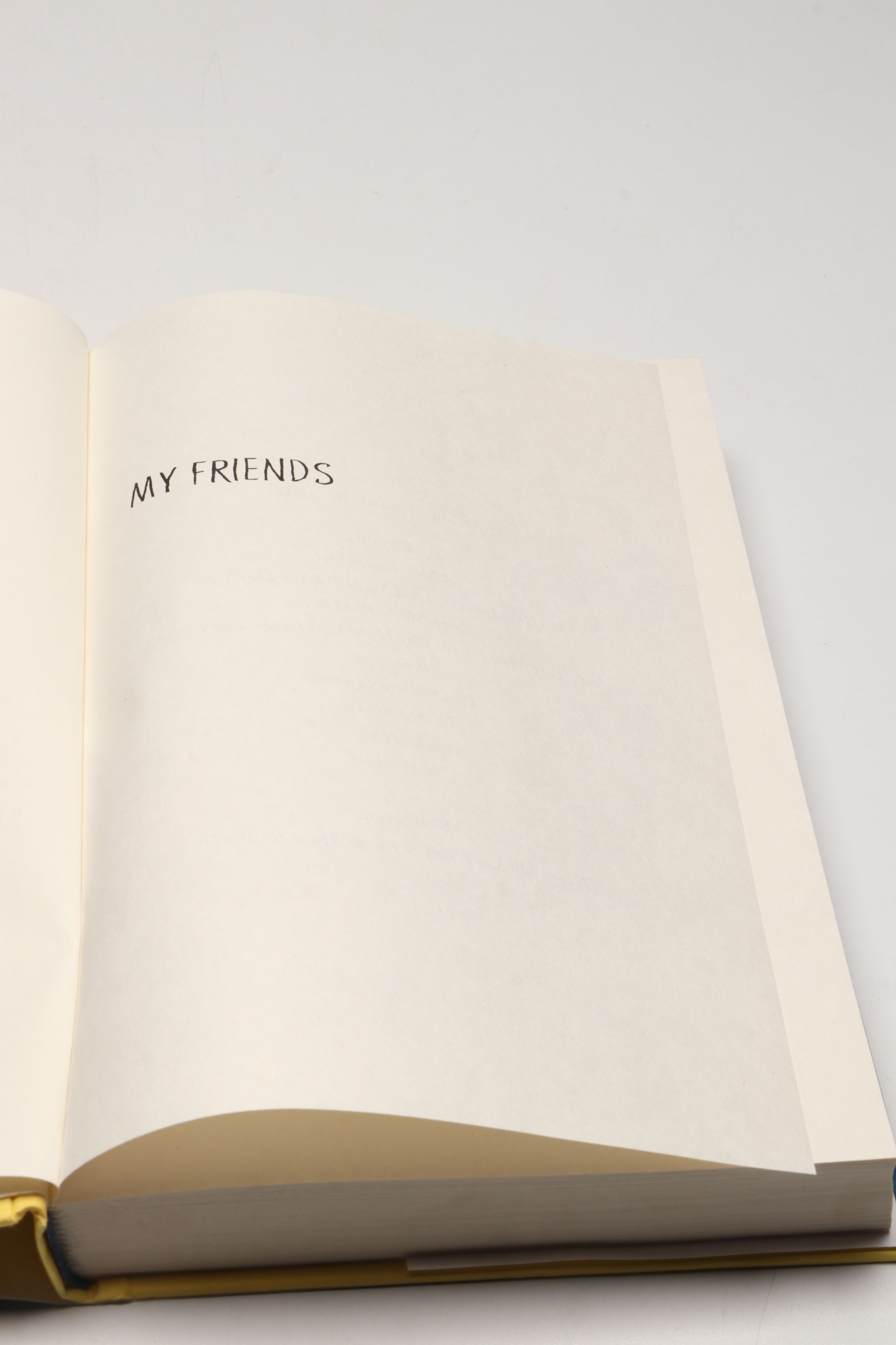 Signed "My Friends" by Fredrik Backman and "Met the End" by Holly Brians Ragusa