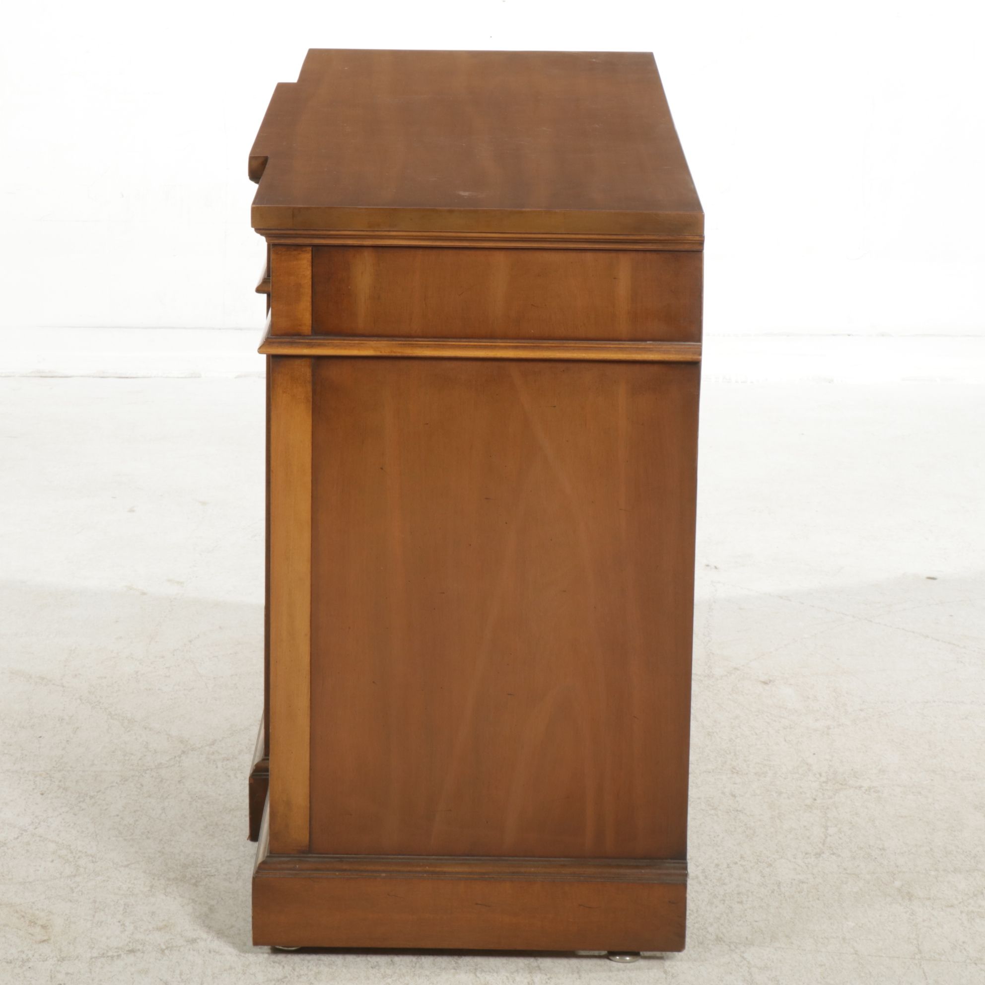 Mid Century Modern Style Walnut Buffet, Late 20th Century