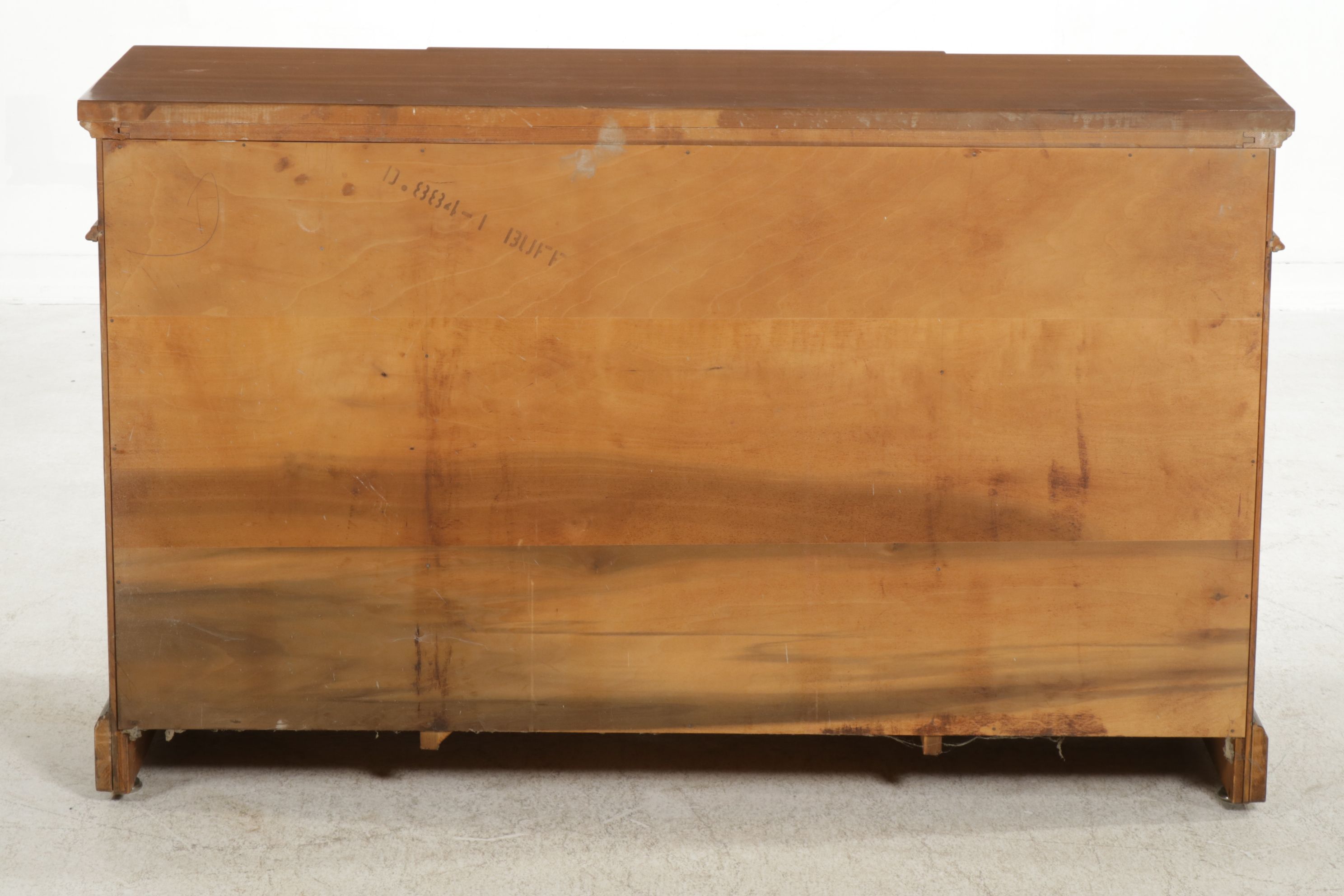 Mid Century Modern Style Walnut Buffet, Late 20th Century