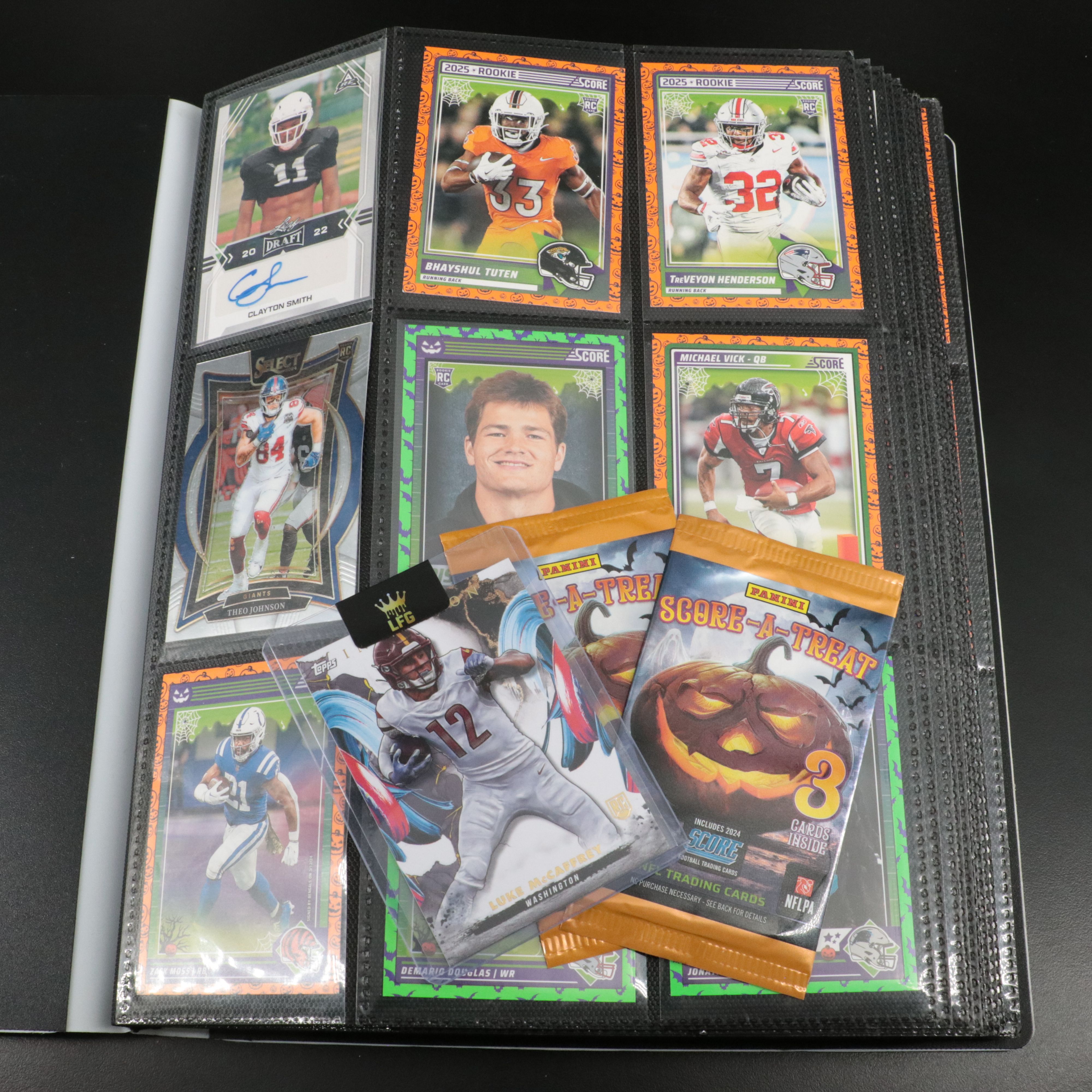 Album of Over 360 Football, Baseball, NBA, Soccer and Golf Cards