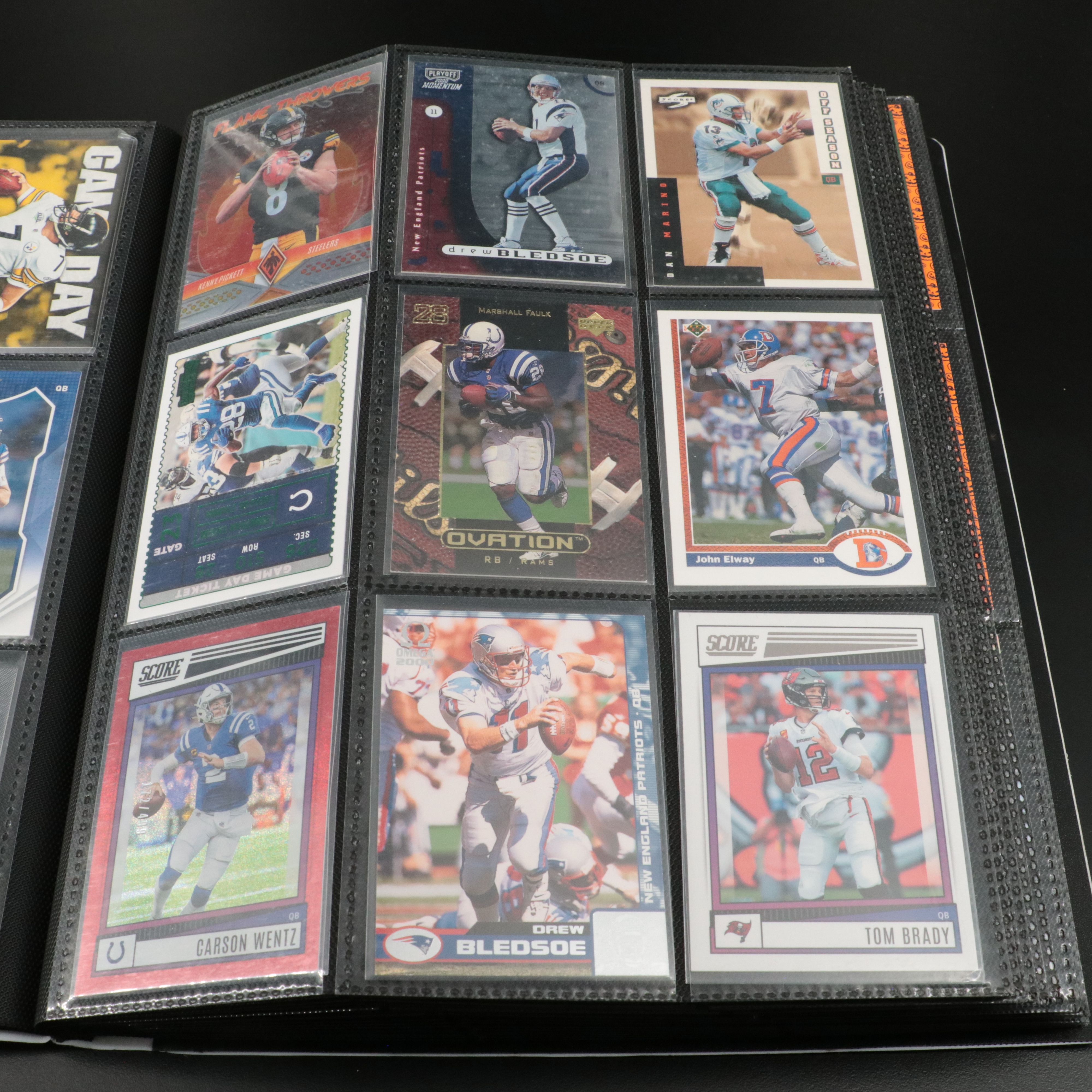 Album of Over 360 Football, Baseball, NBA, Soccer and Golf Cards