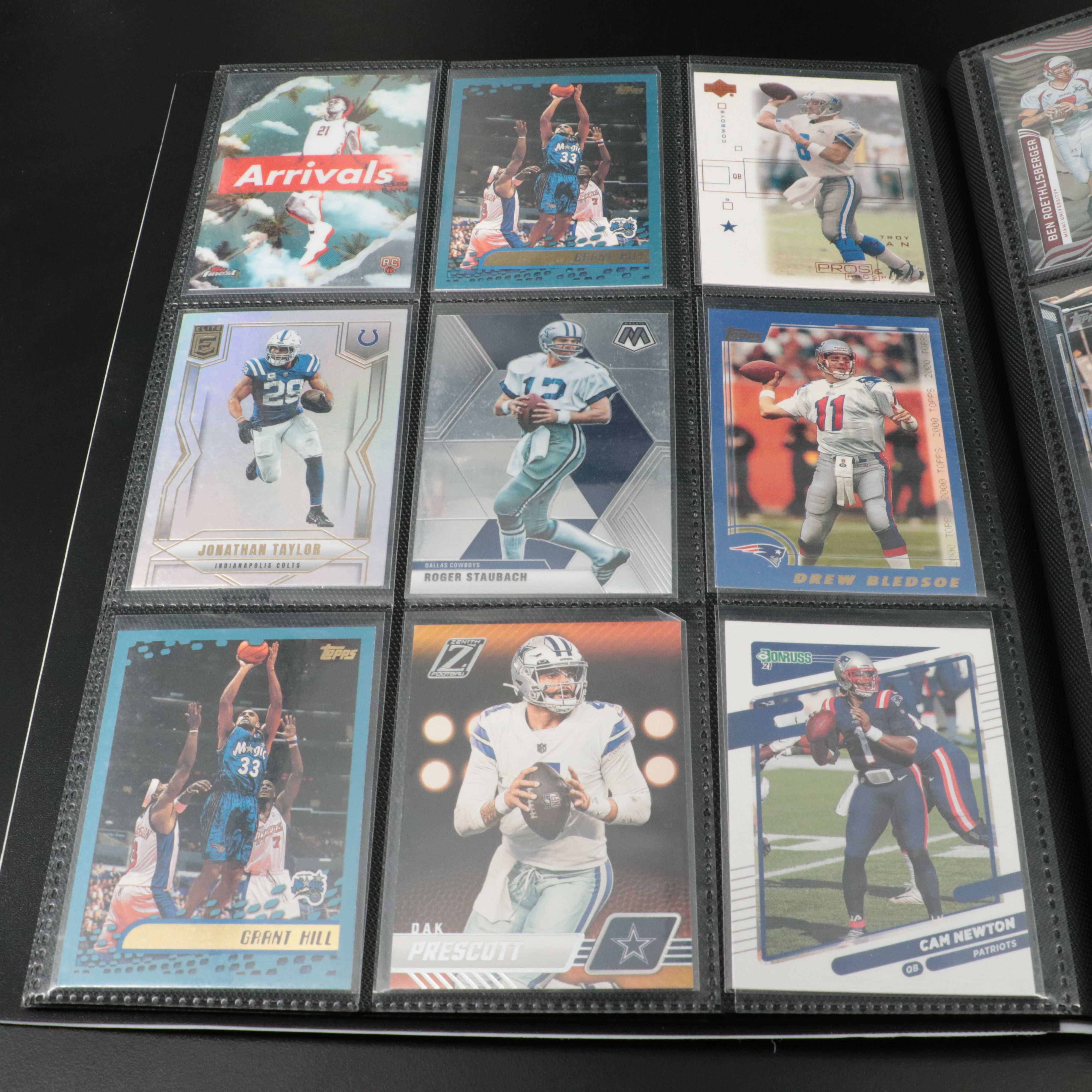 Album of Over 360 Football, Baseball, NBA, Soccer and Golf Cards