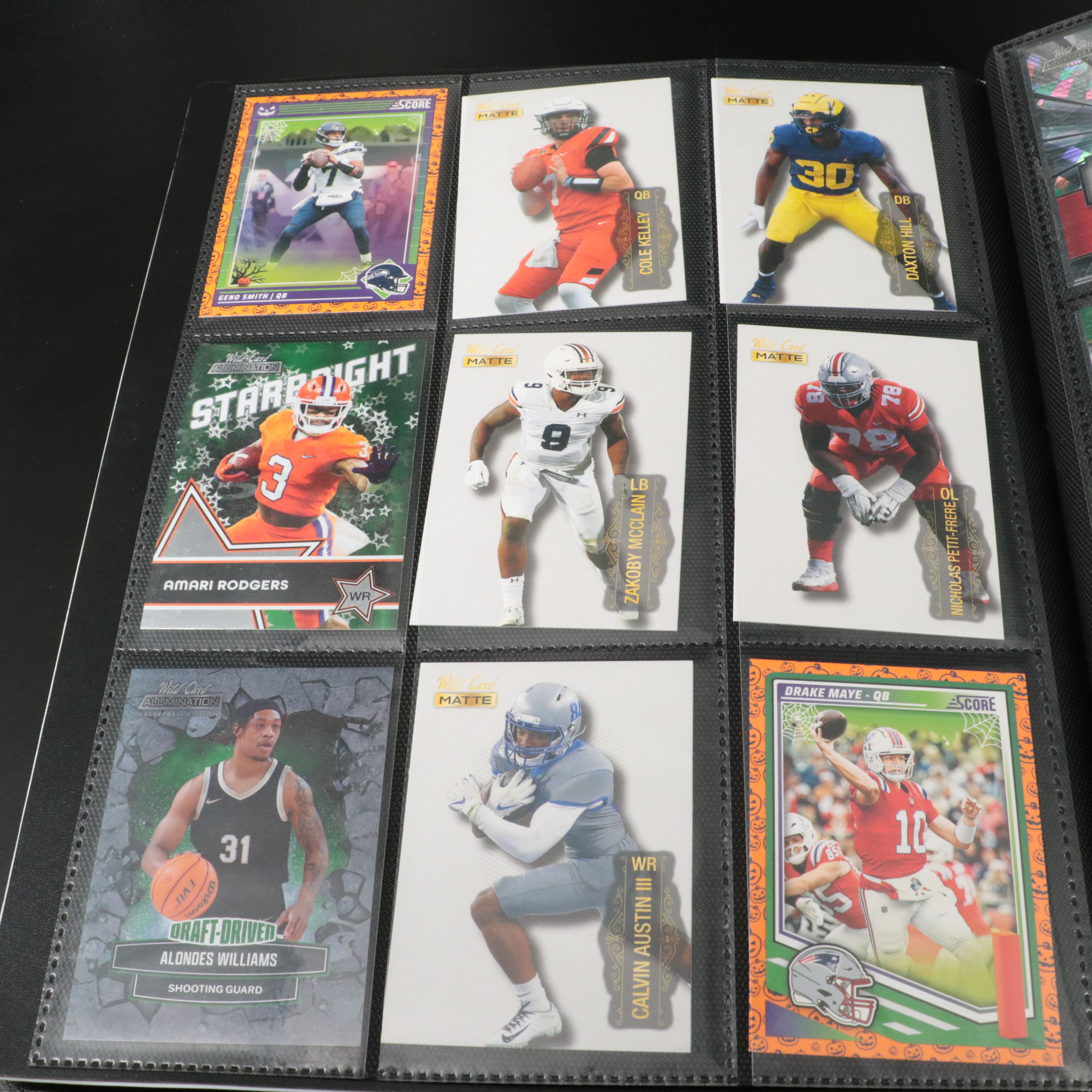 Album of Over 360 Football, Baseball, NBA, Soccer and Golf Cards