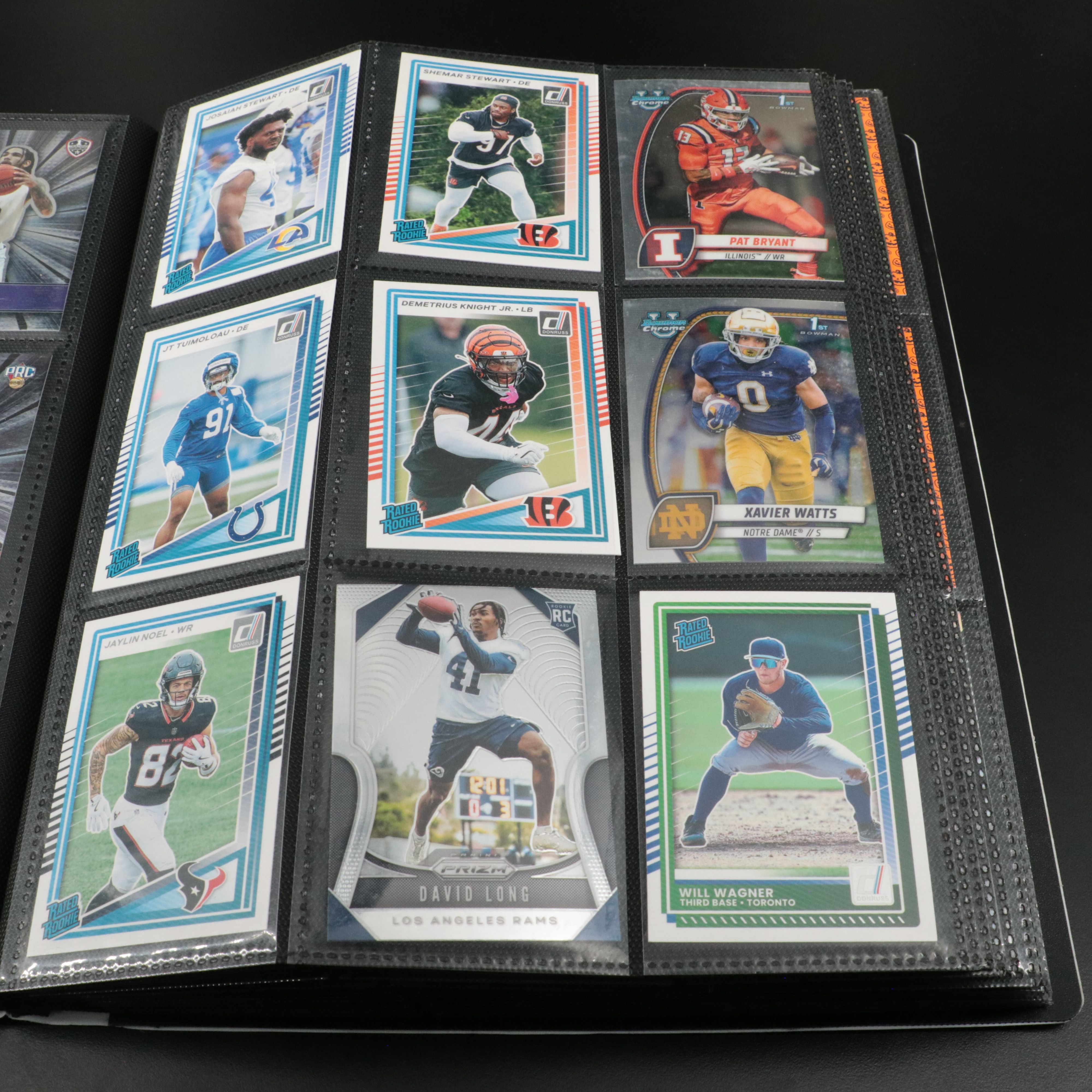 Album of Over 360 Football, Baseball, NBA, Soccer and Golf Cards