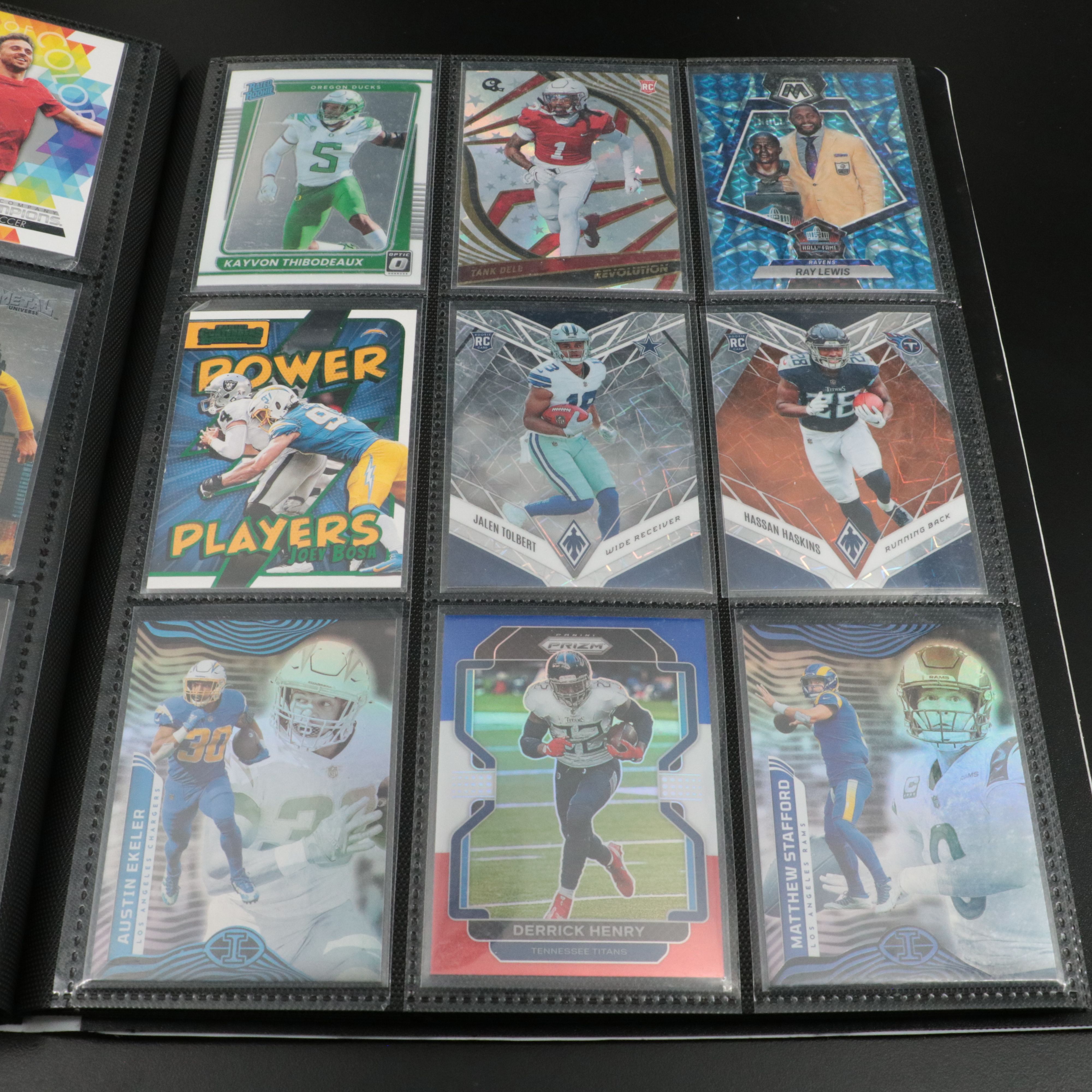 Album of Over 360 Football, Baseball, NBA, Soccer and Golf Cards