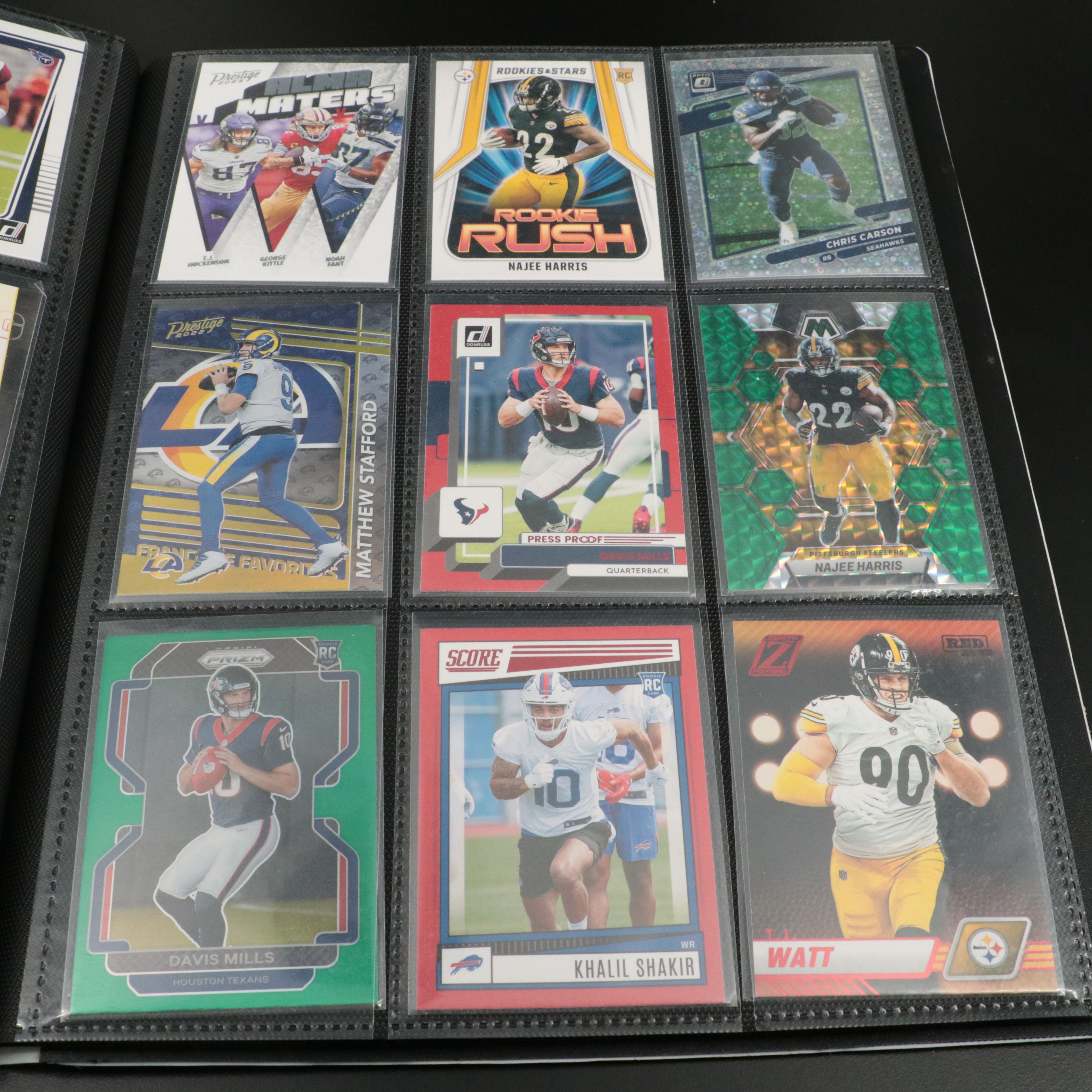 Album of Over 360 Football, Baseball, NBA, Soccer and Golf Cards