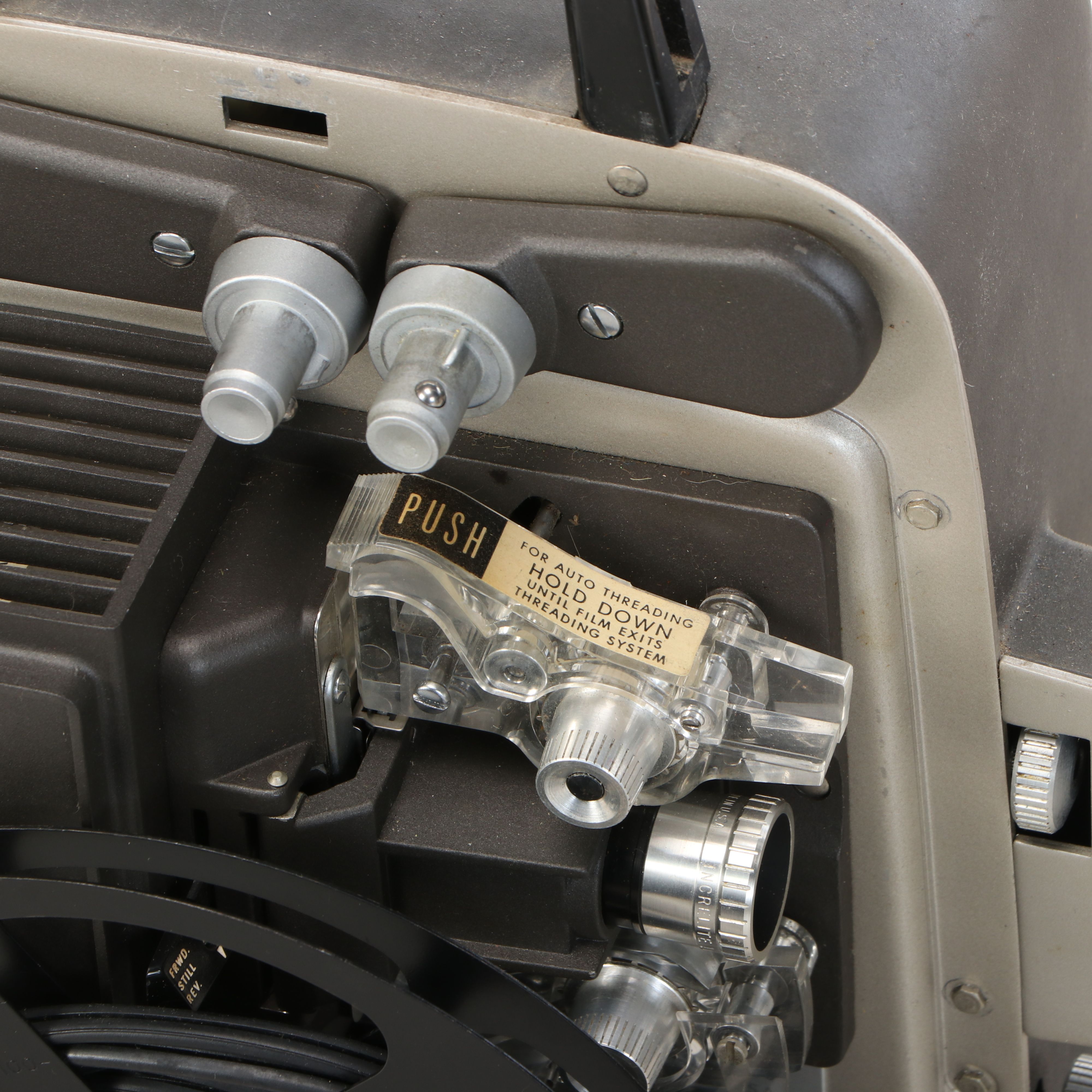 Bell & Howell Super 8 Autoload Model 346 and Brownie Projectors with Screen