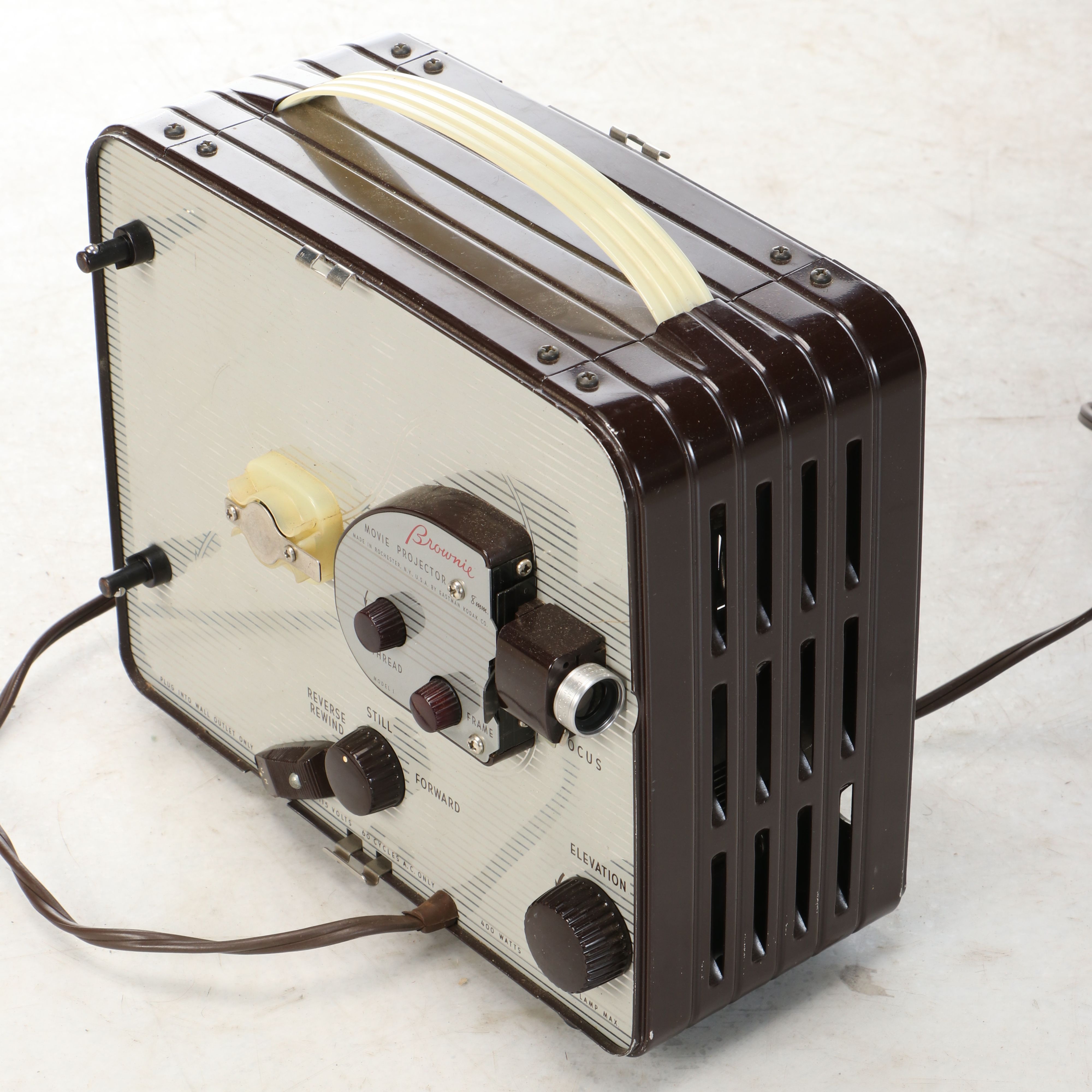 Bell & Howell Super 8 Autoload Model 346 and Brownie Projectors with Screen