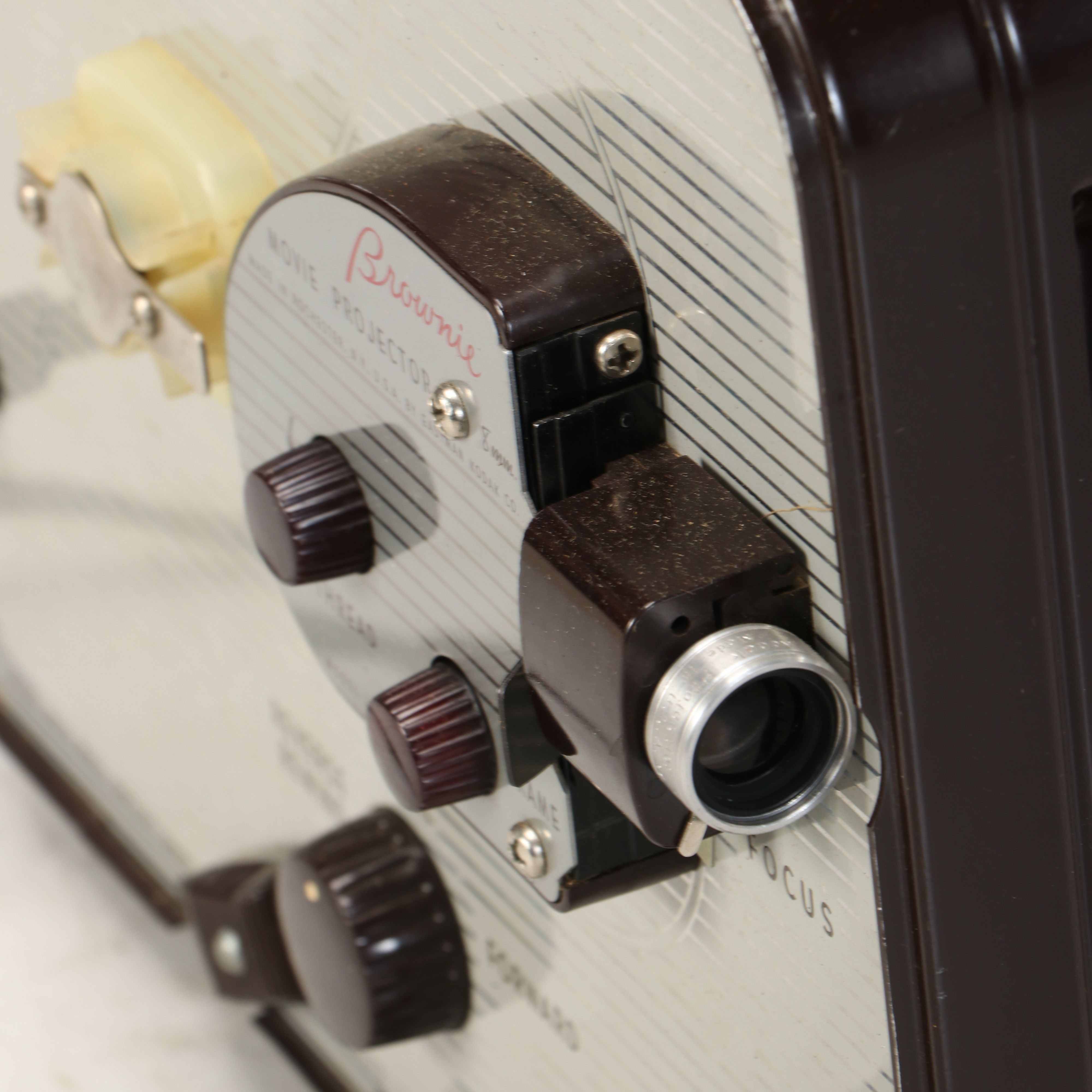 Bell & Howell Super 8 Autoload Model 346 and Brownie Projectors with Screen