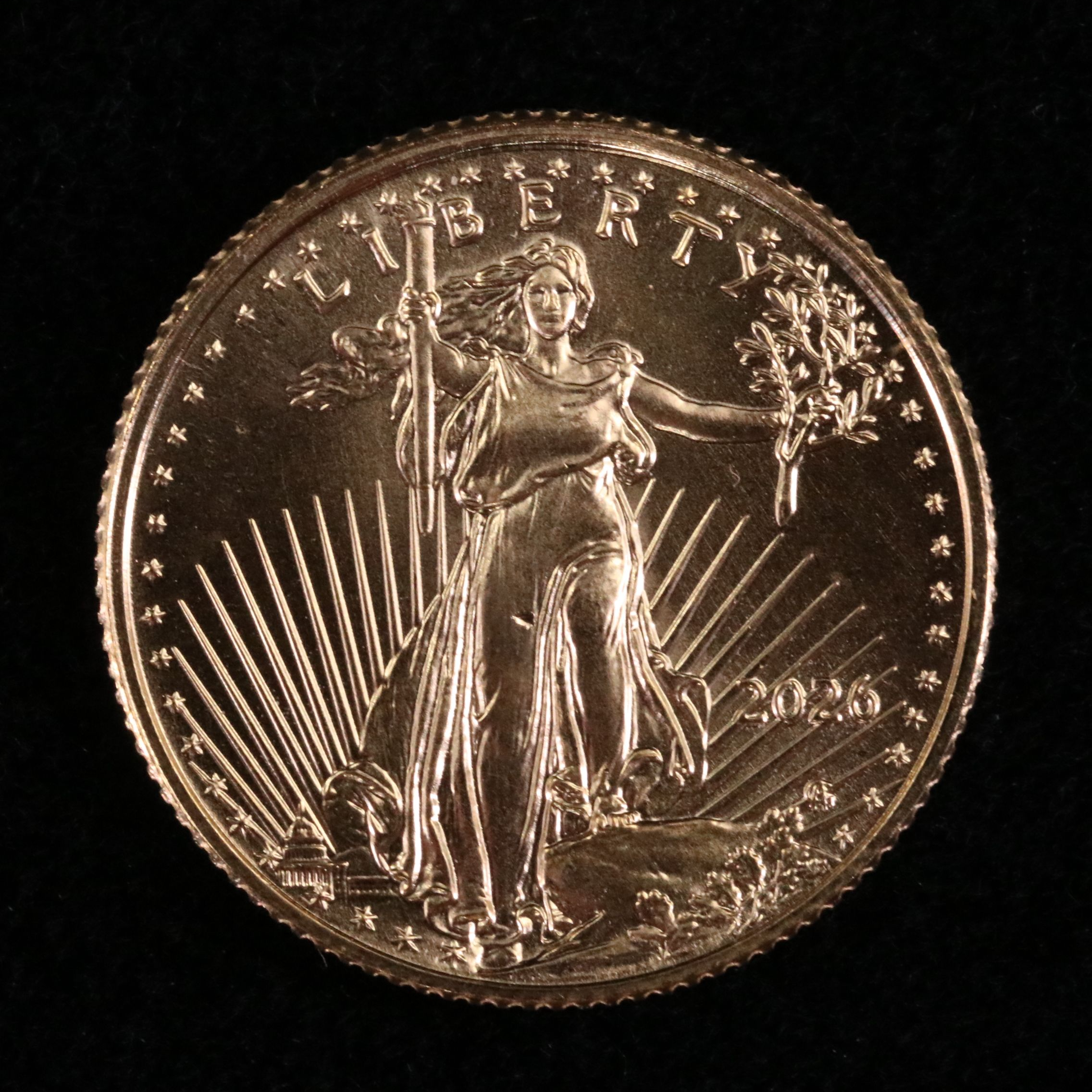 2026 $5 1/10th-Oz. Gold Eagle Bullion Coin