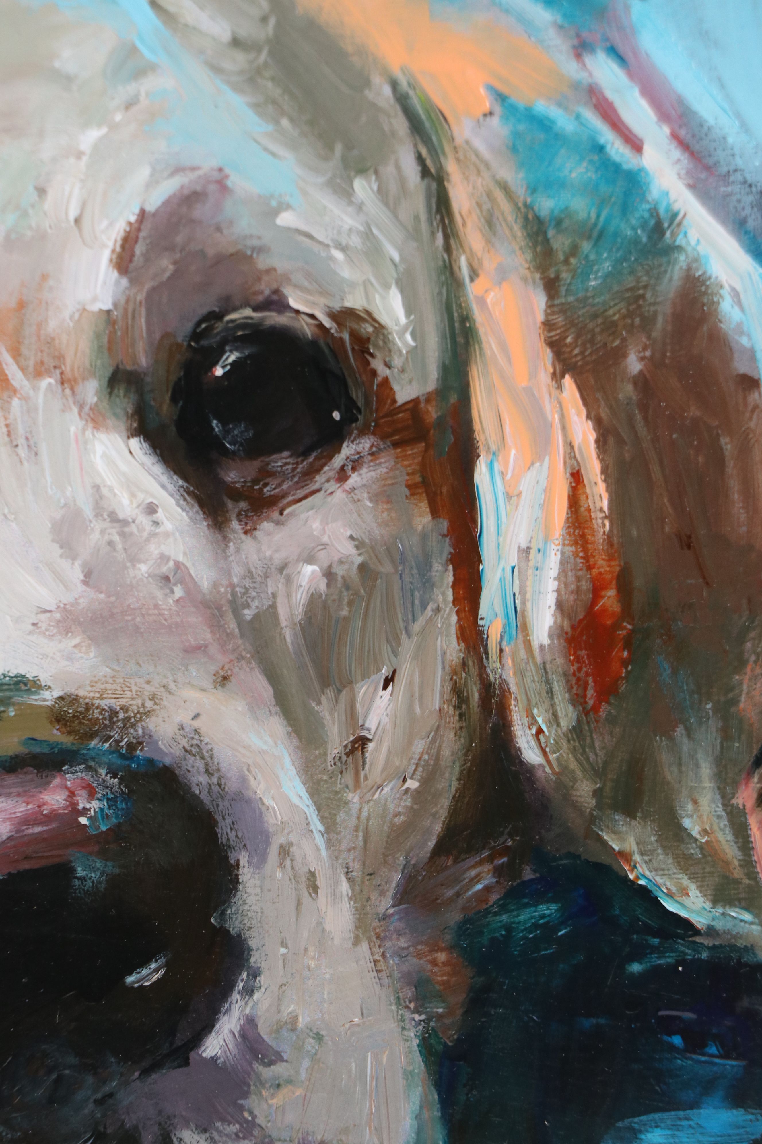 Adam Deda Oil Painting "Blue," 2026