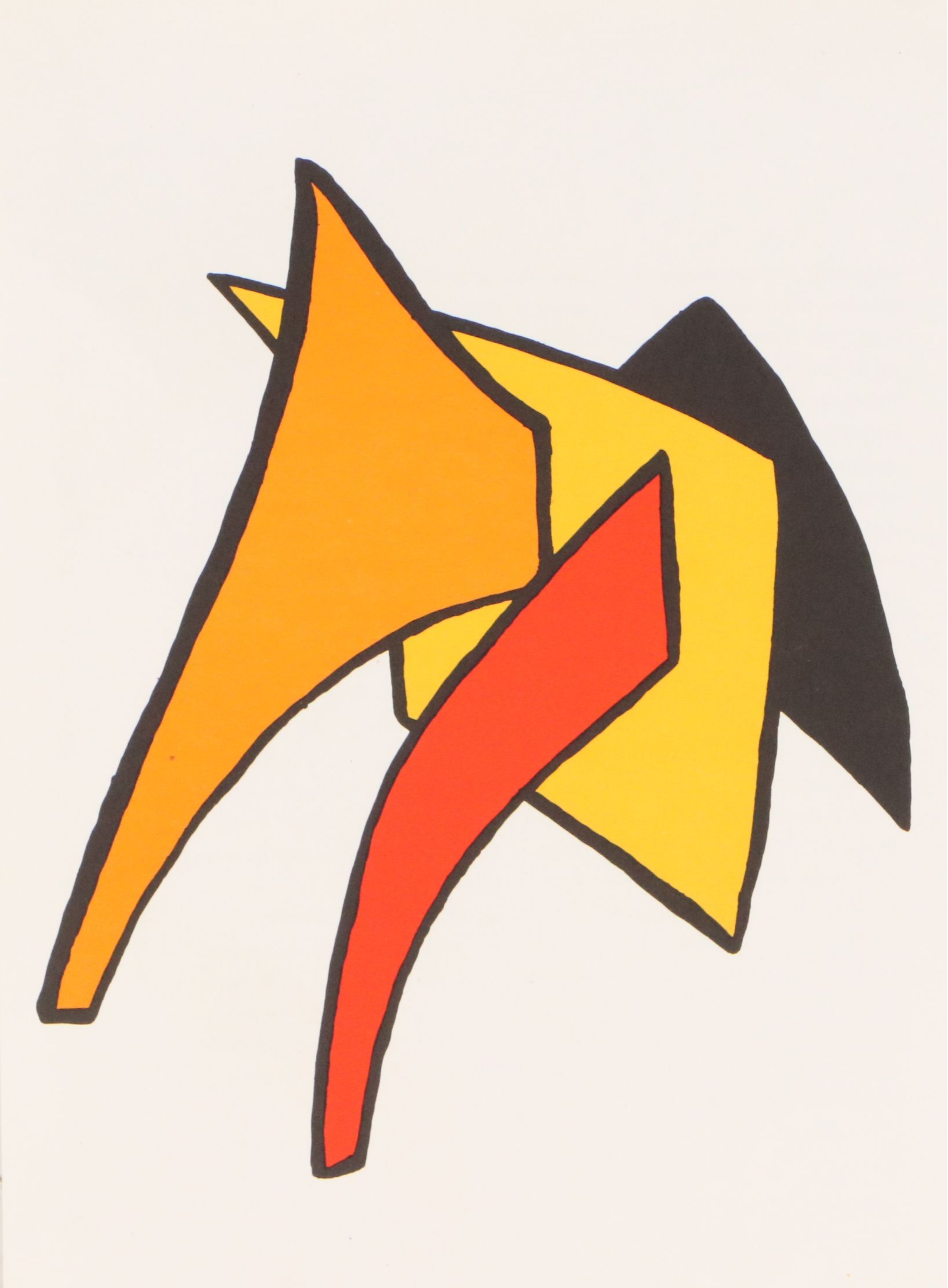 Alexander Calder "Stabiles VI" Color Lithograph for "Derrière le Miroir," 1963
