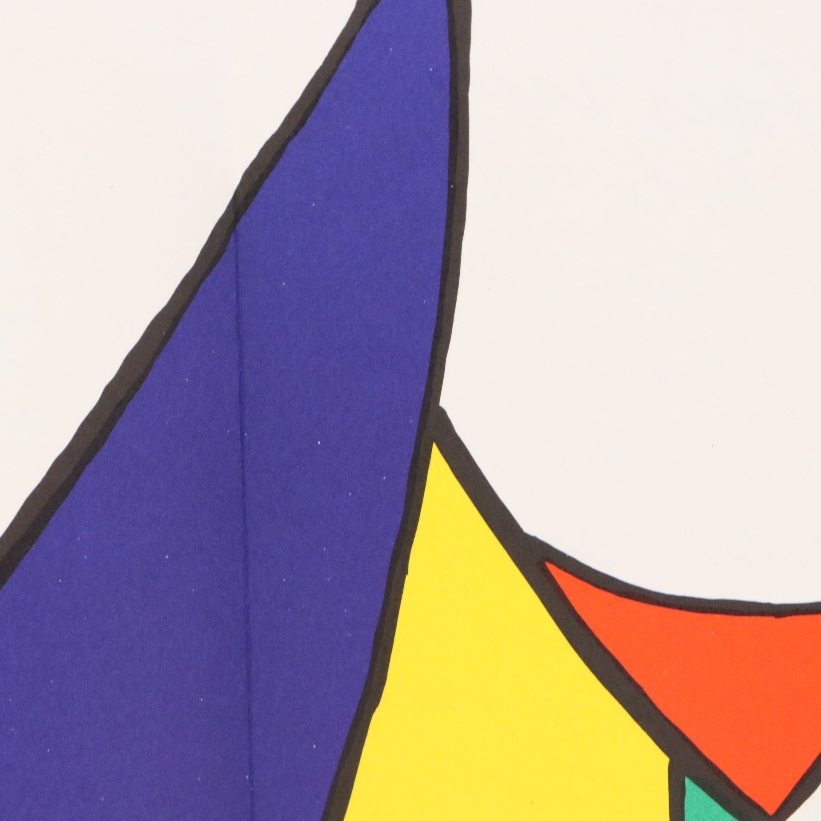 Alexander Calder Double-Page Color Lithograph for "Derrière le Miroir," 1963