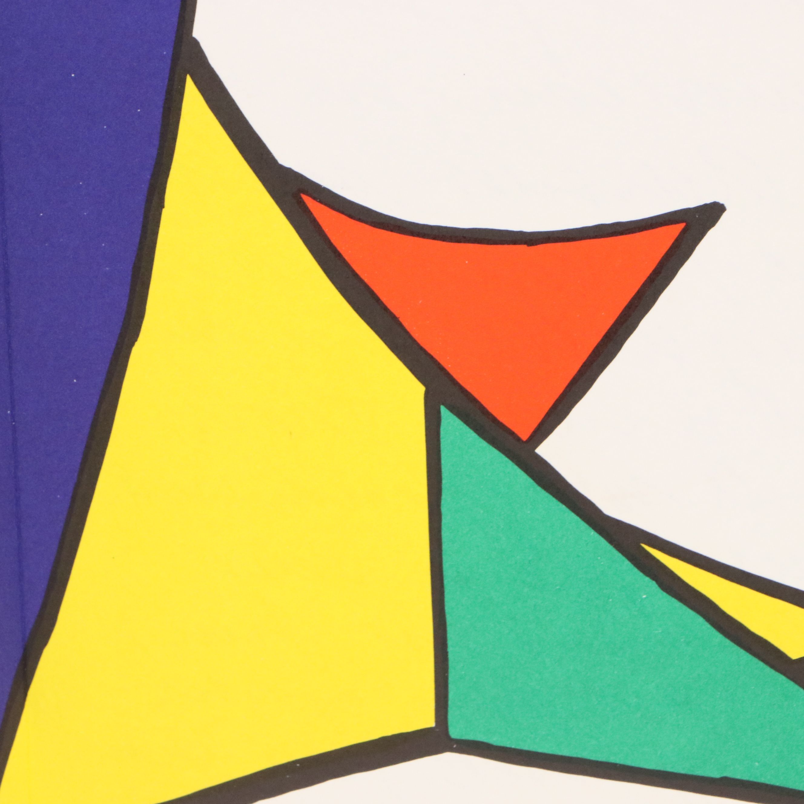 Alexander Calder Double-Page Color Lithograph for "Derrière le Miroir," 1963