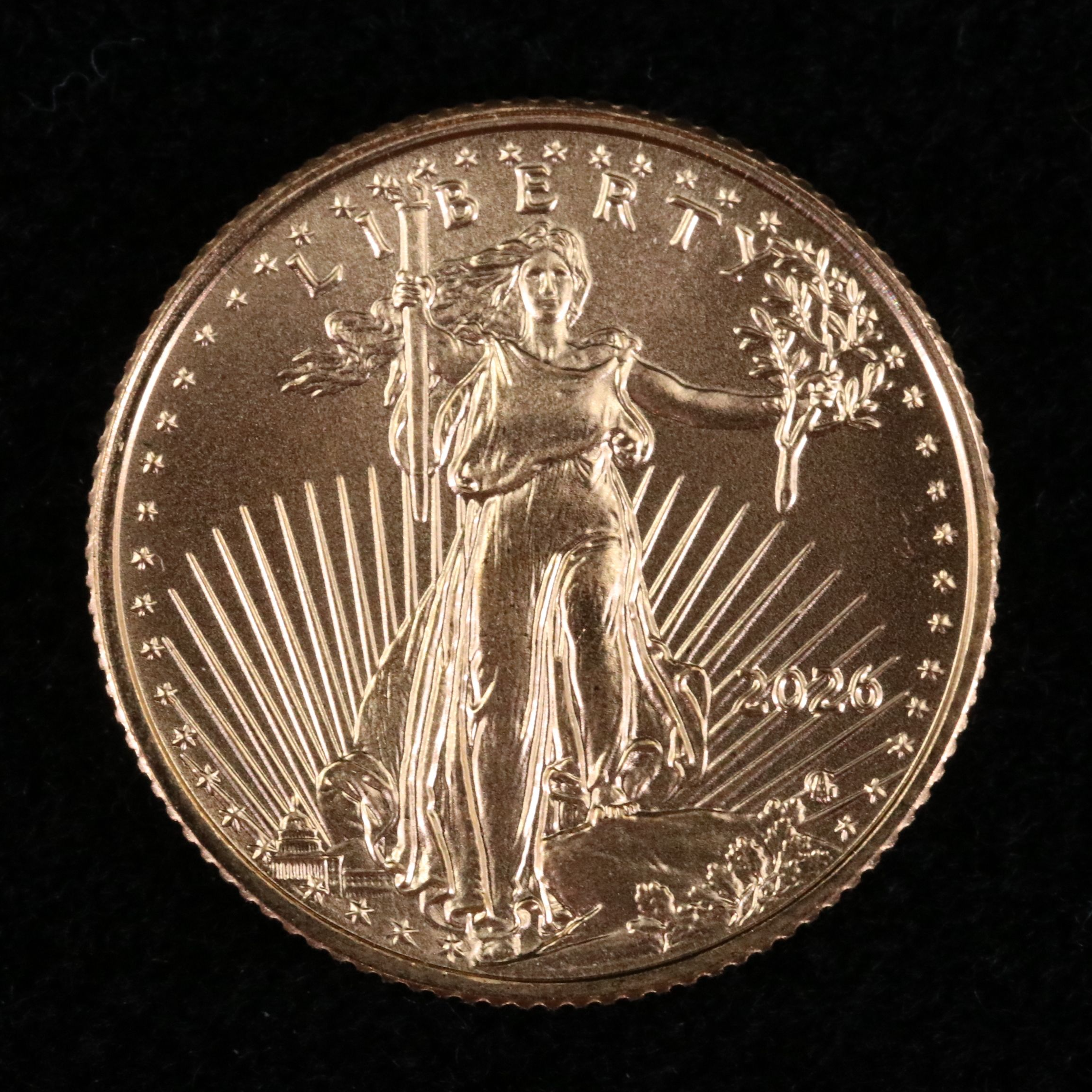 2026 $5 1/10th-Oz. Gold Eagle Bullion Coin