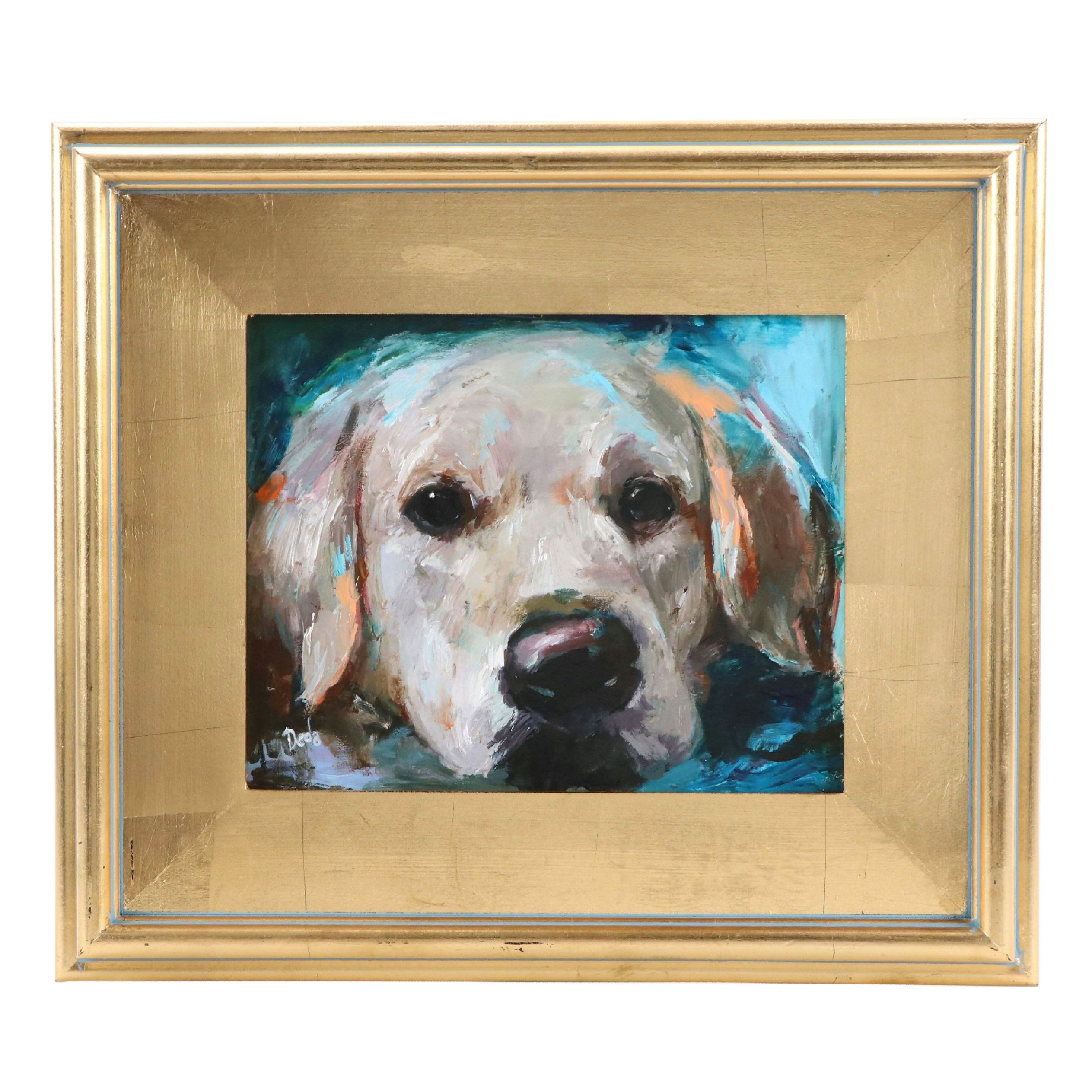 Adam Deda Oil Painting "Blue," 2026