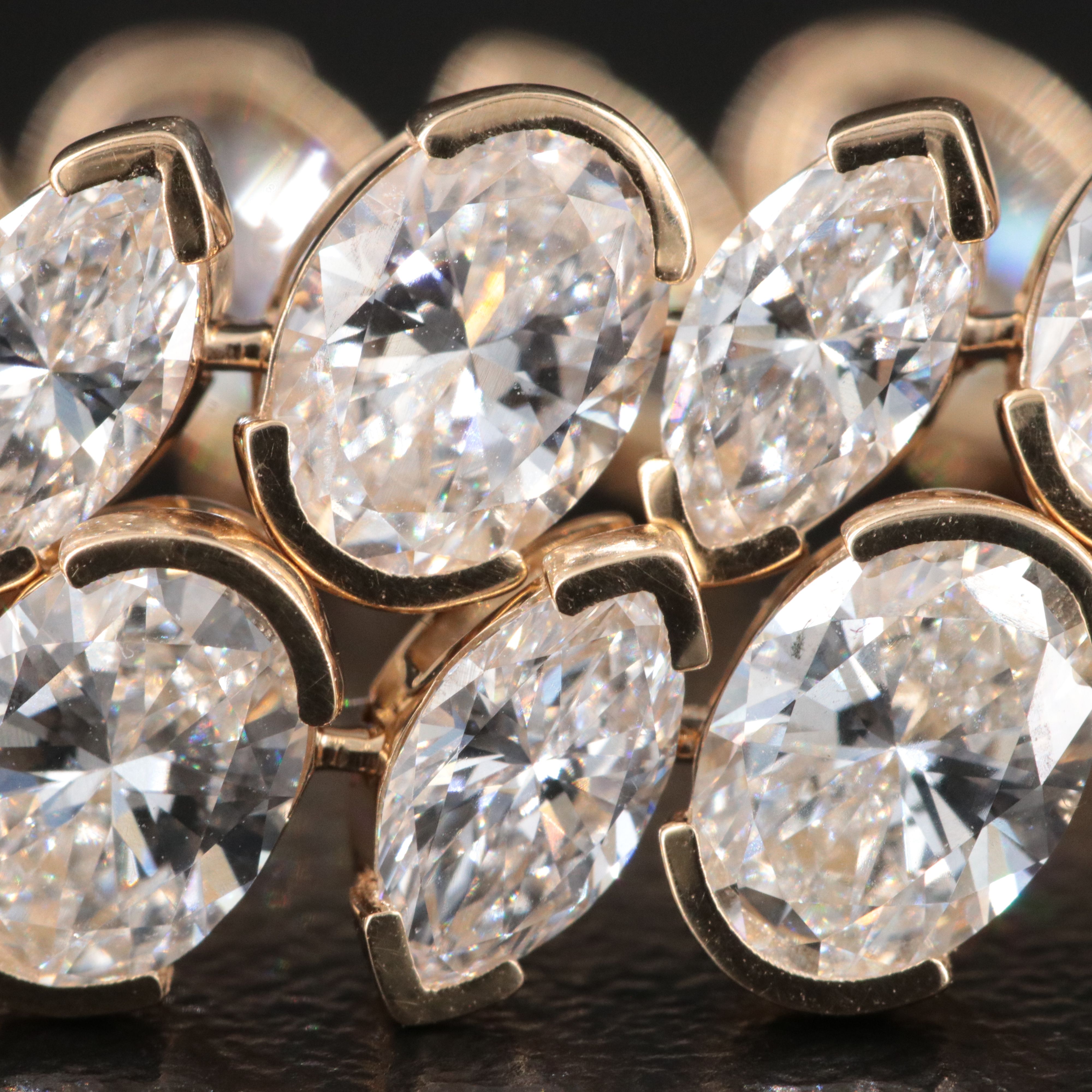 14K 17.41 CTW Lab Grown Diamond Line Bracelet