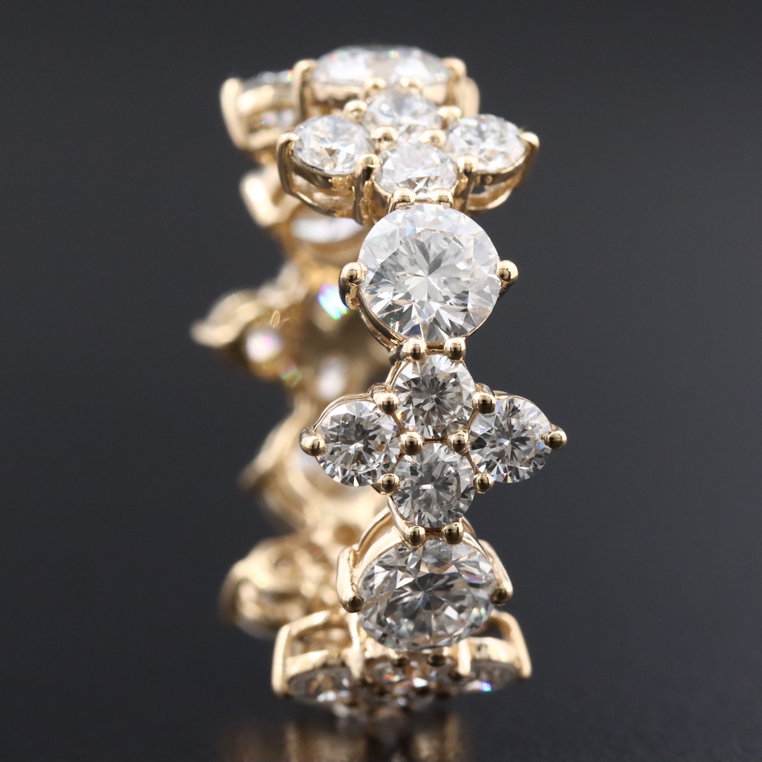 14K 5.13 CTW Lab Grown Diamond Eternity Band