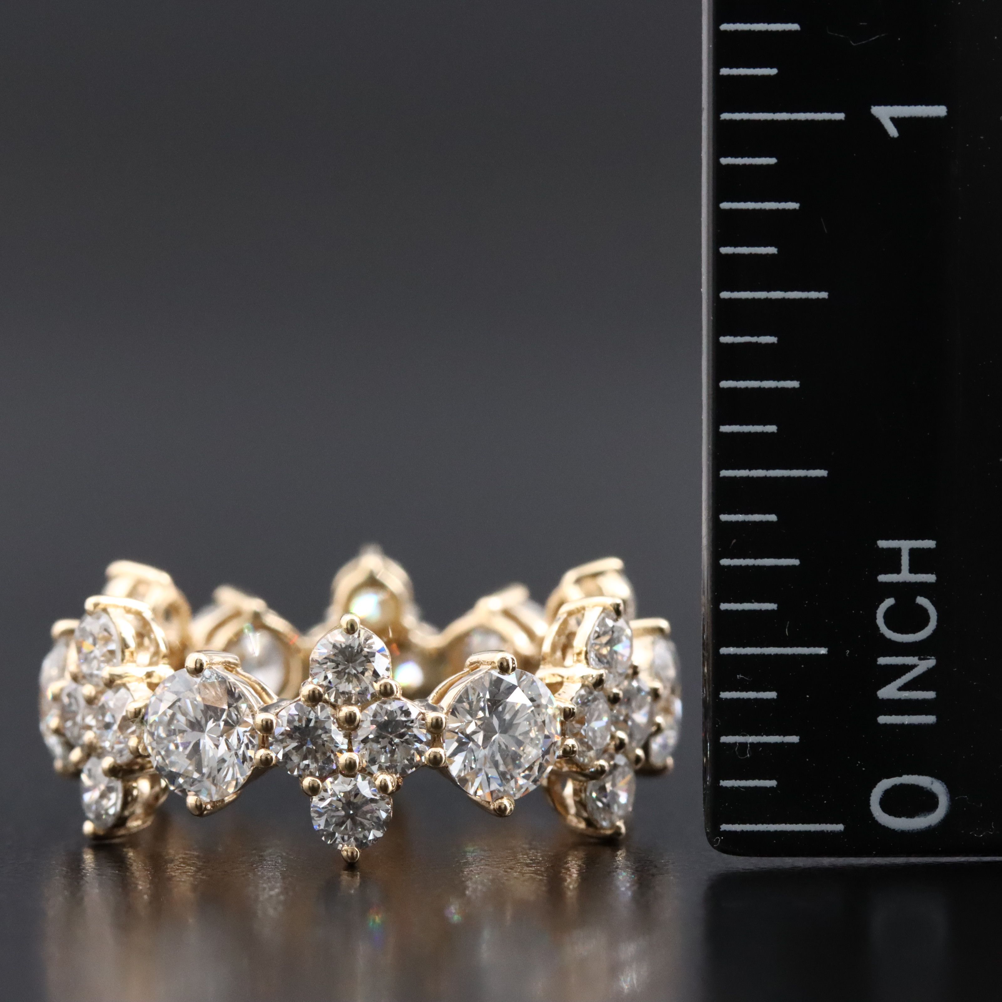 14K 5.13 CTW Lab Grown Diamond Eternity Band