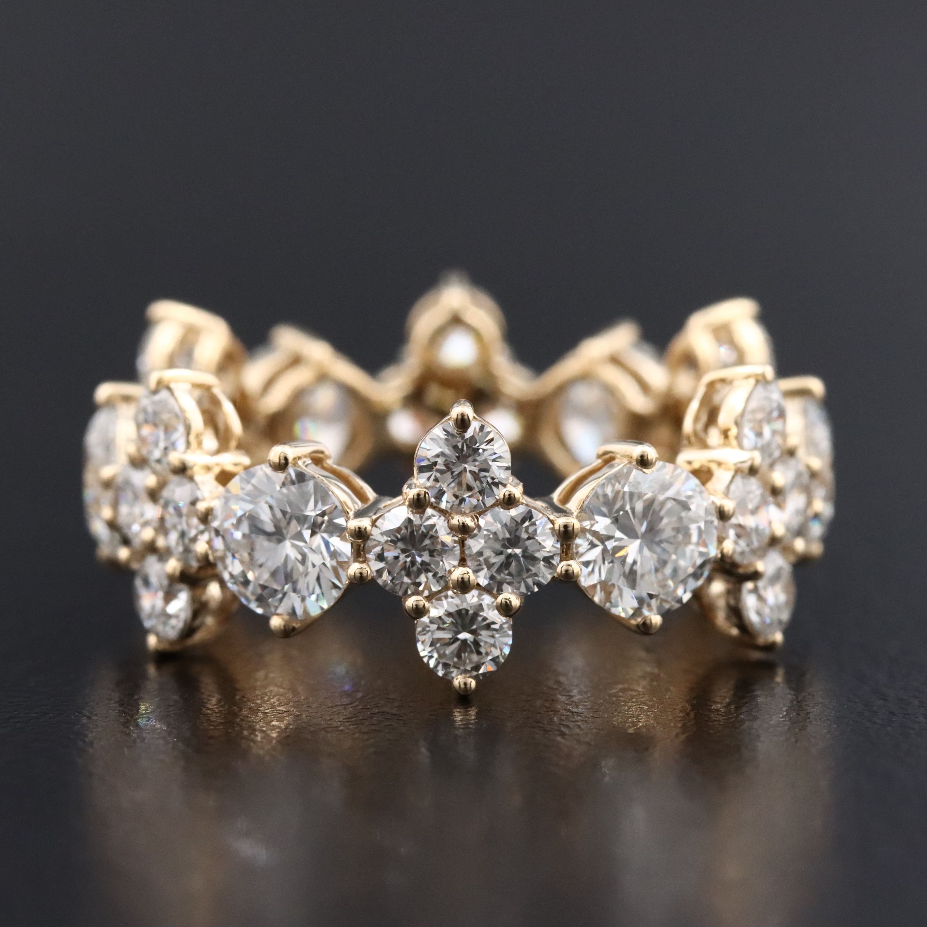 14K 5.13 CTW Lab Grown Diamond Eternity Band