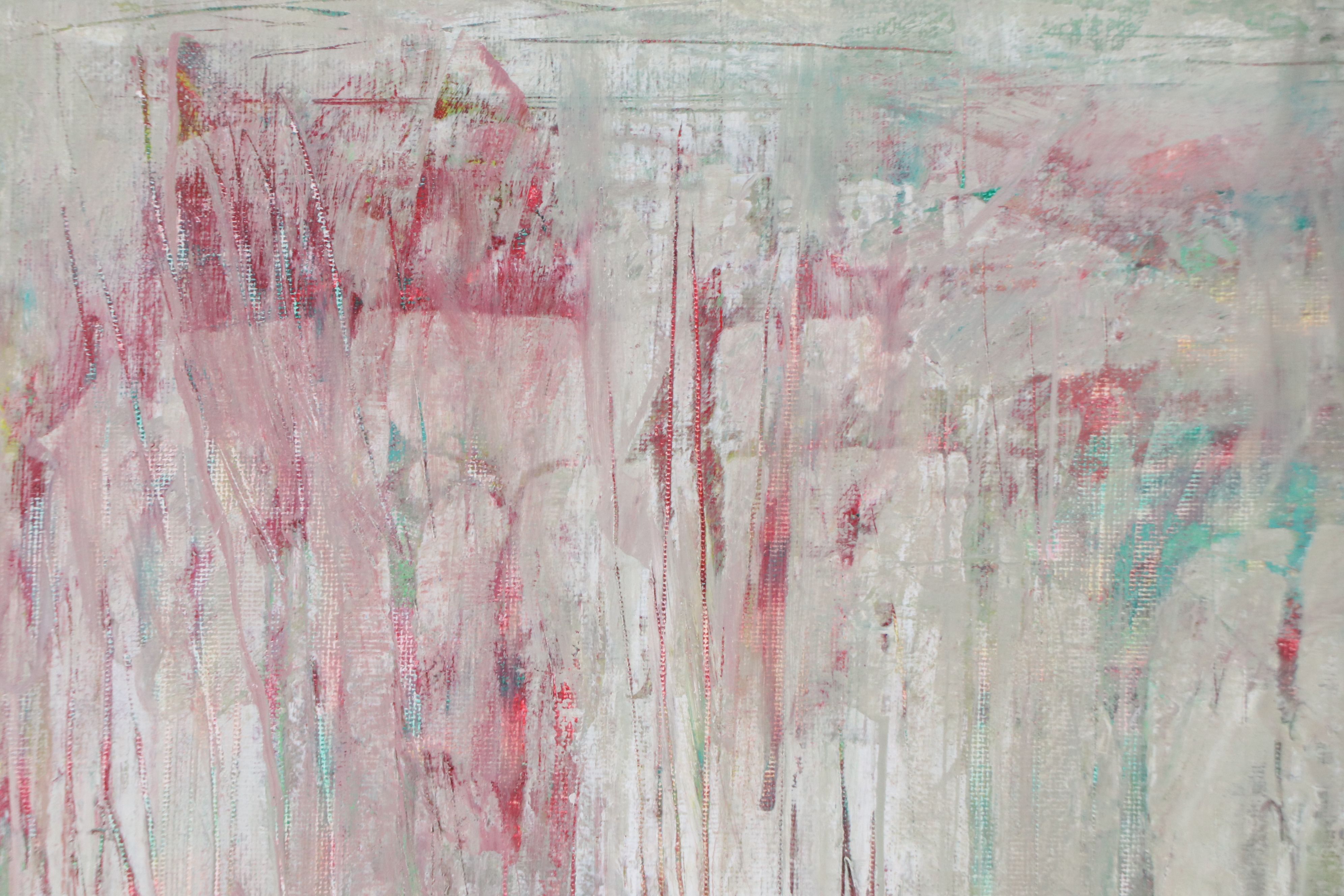 Saul Gefen Abstract Acrylic Painting, 2026