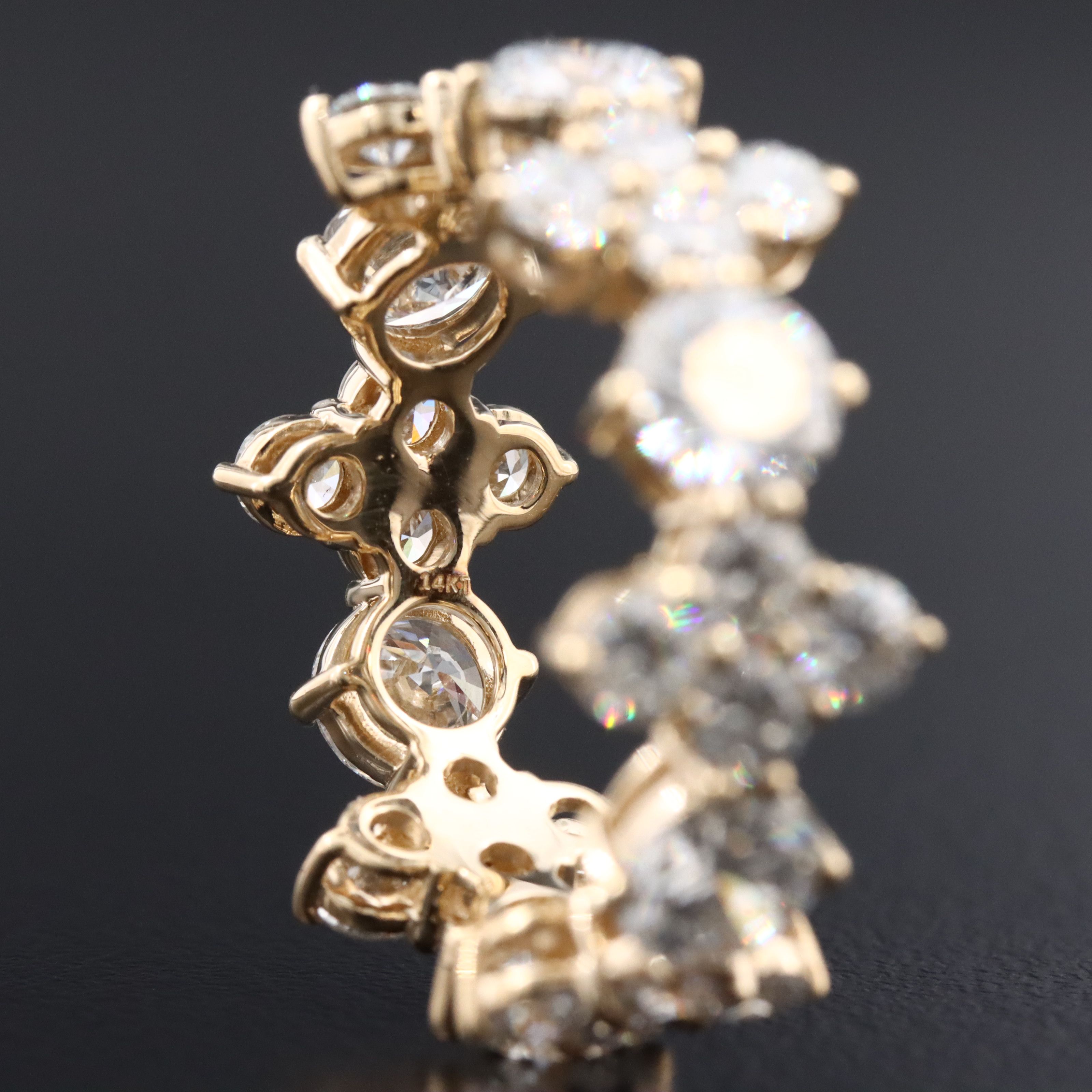 14K 5.13 CTW Lab Grown Diamond Eternity Band