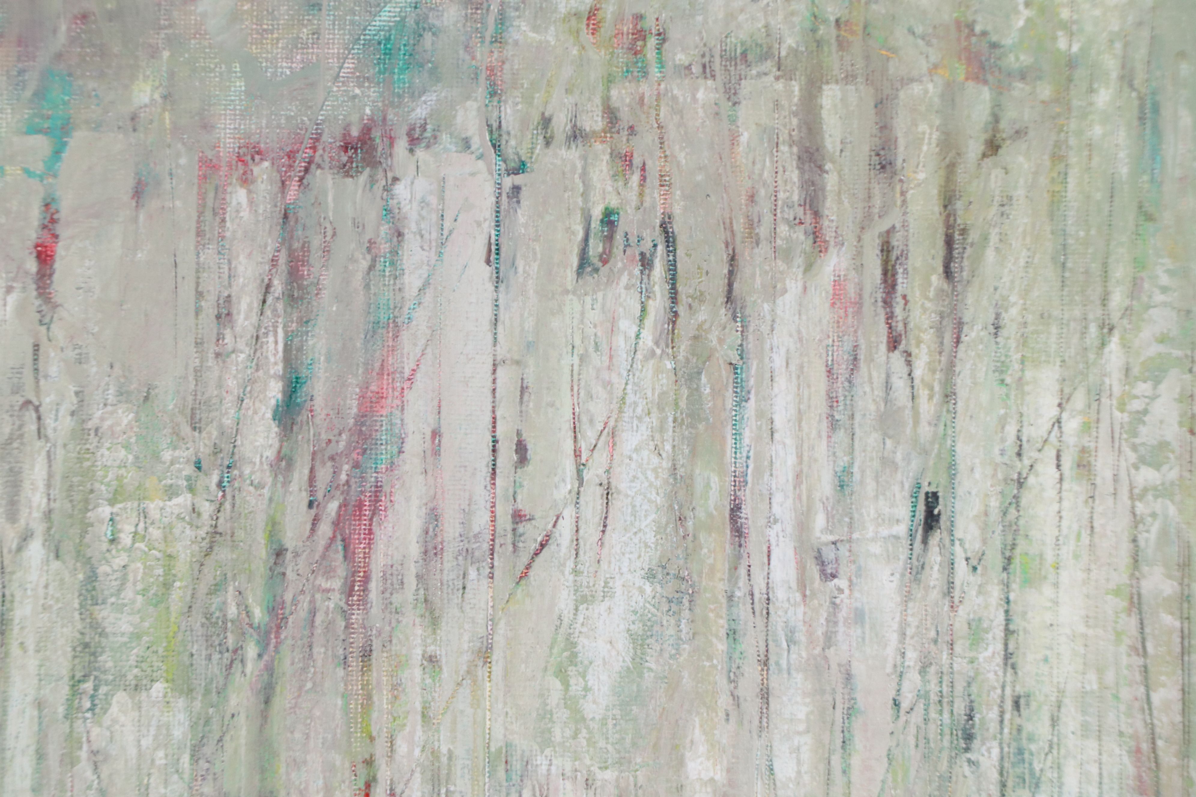 Saul Gefen Abstract Acrylic Painting, 2026