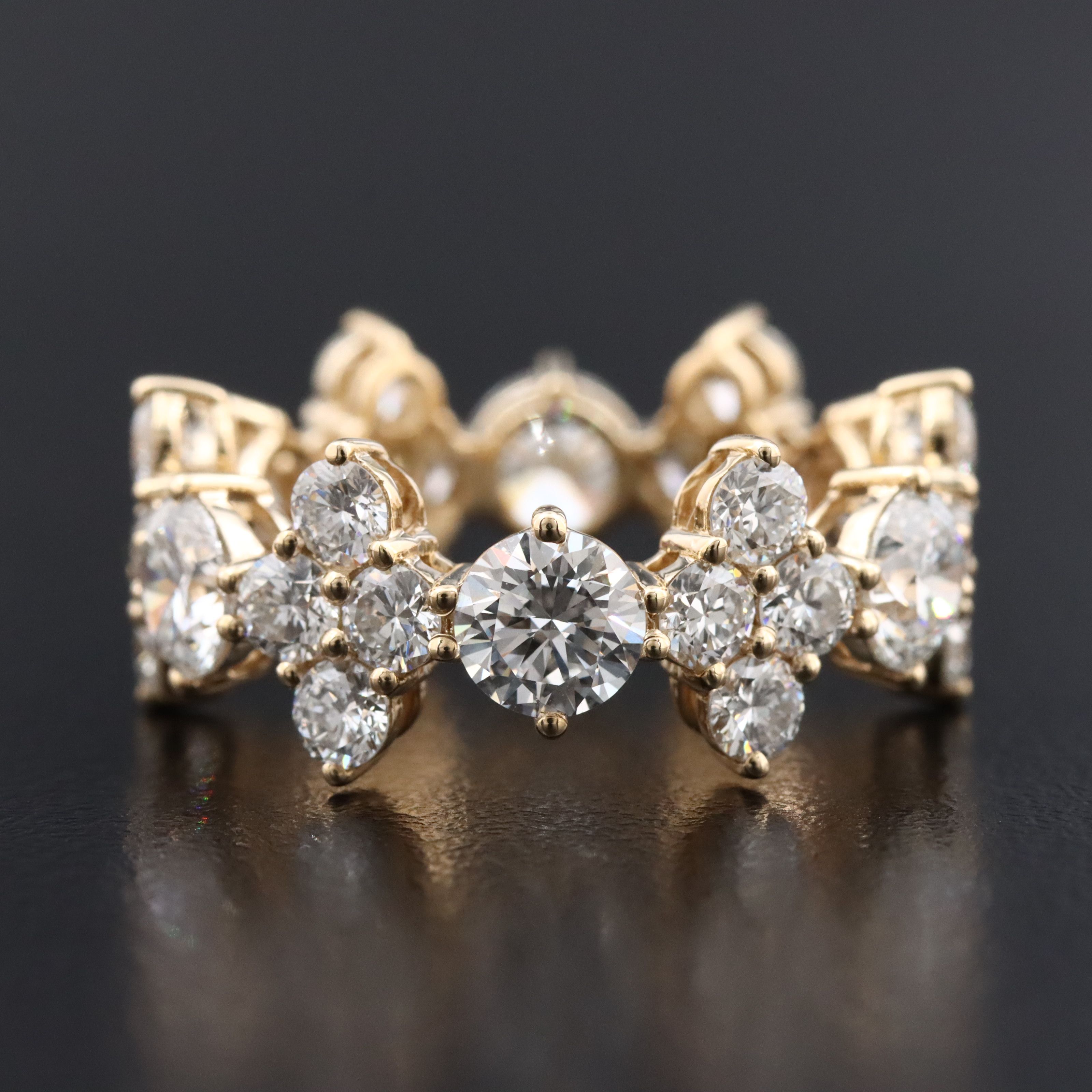 14K 5.13 CTW Lab Grown Diamond Eternity Band