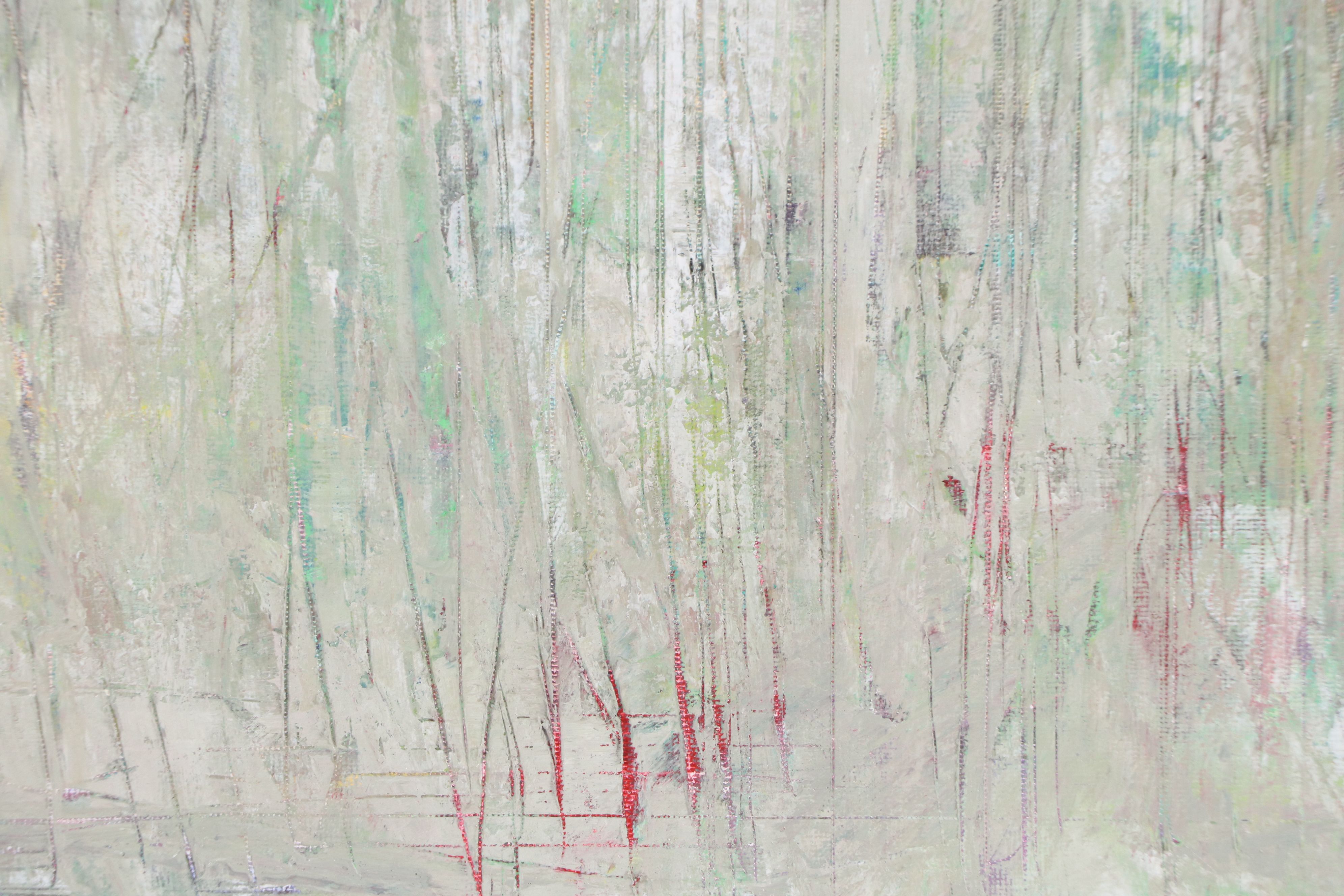 Saul Gefen Abstract Acrylic Painting, 2026