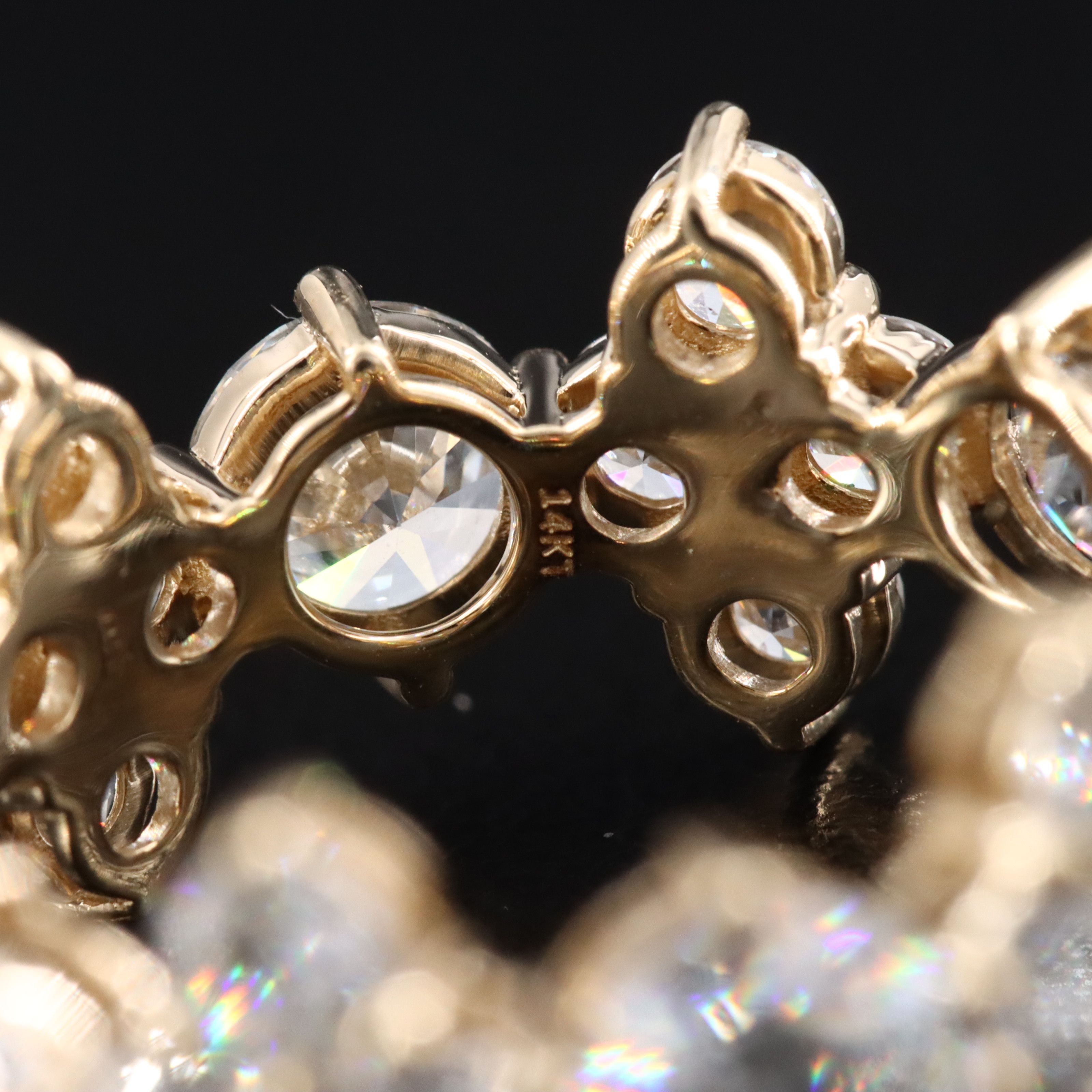 14K 5.13 CTW Lab Grown Diamond Eternity Band