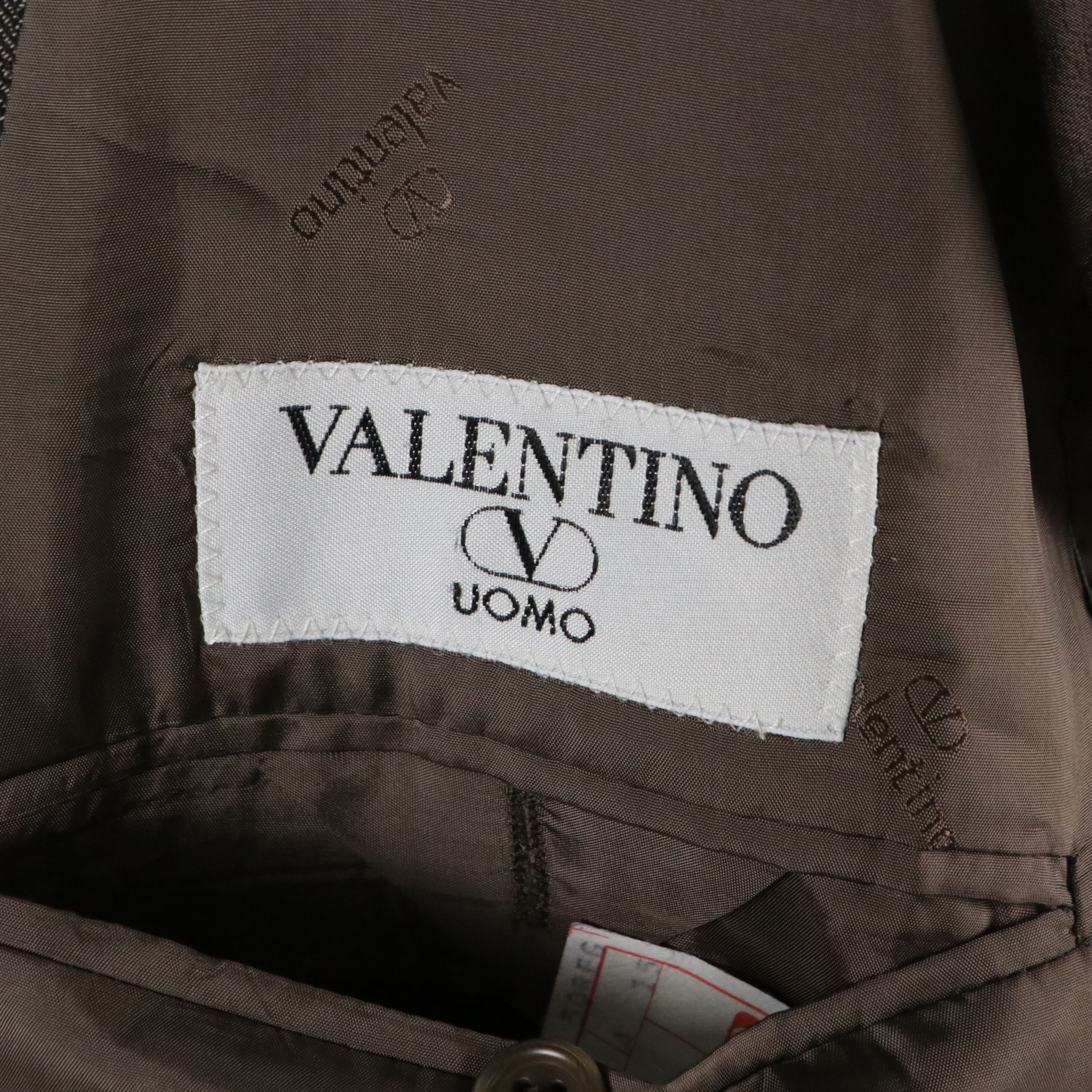 Men's Valentino Grey Wool Three-Piece Suit