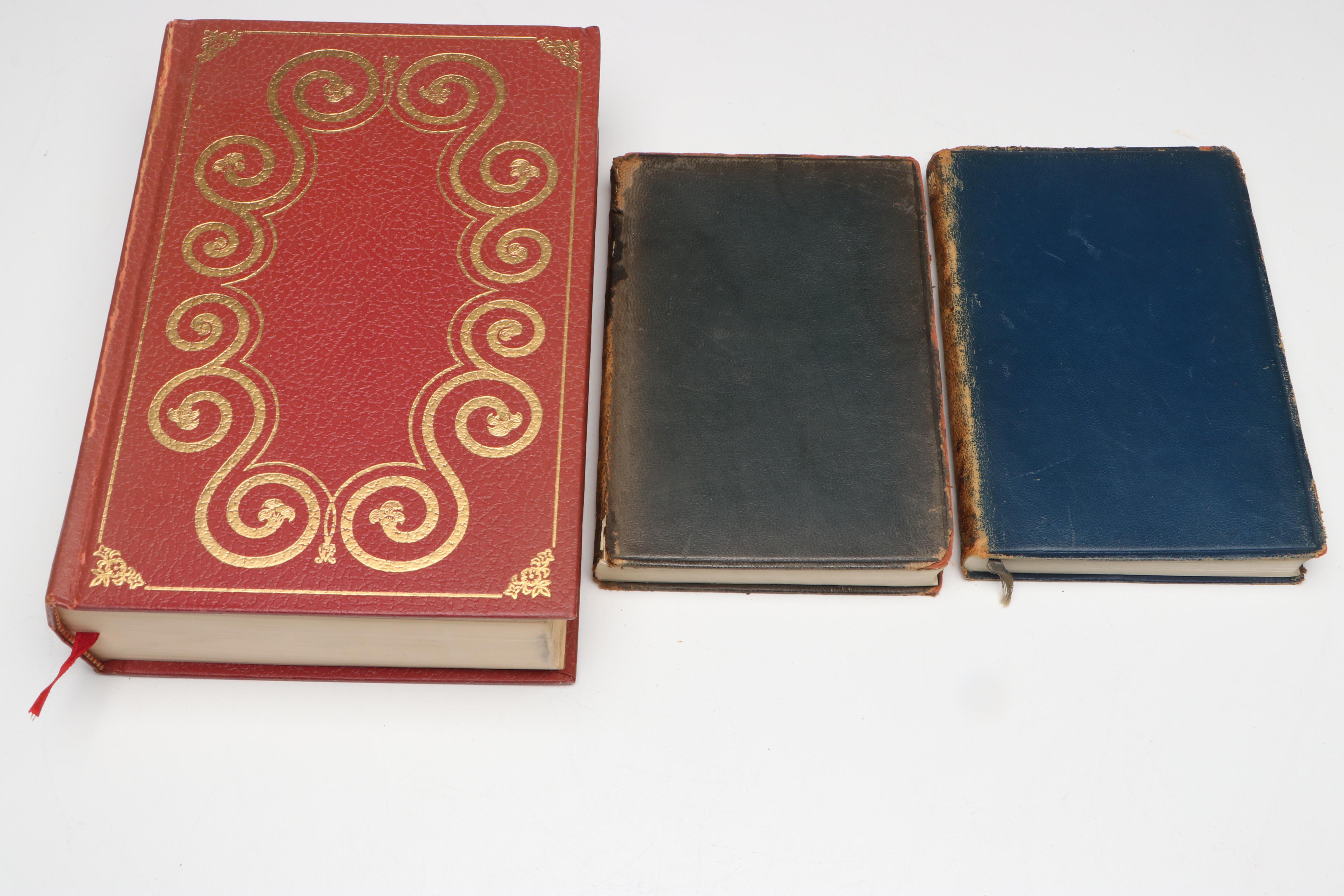 Leather Bound "Kenilworth" by Sir Walter Scott and More Books