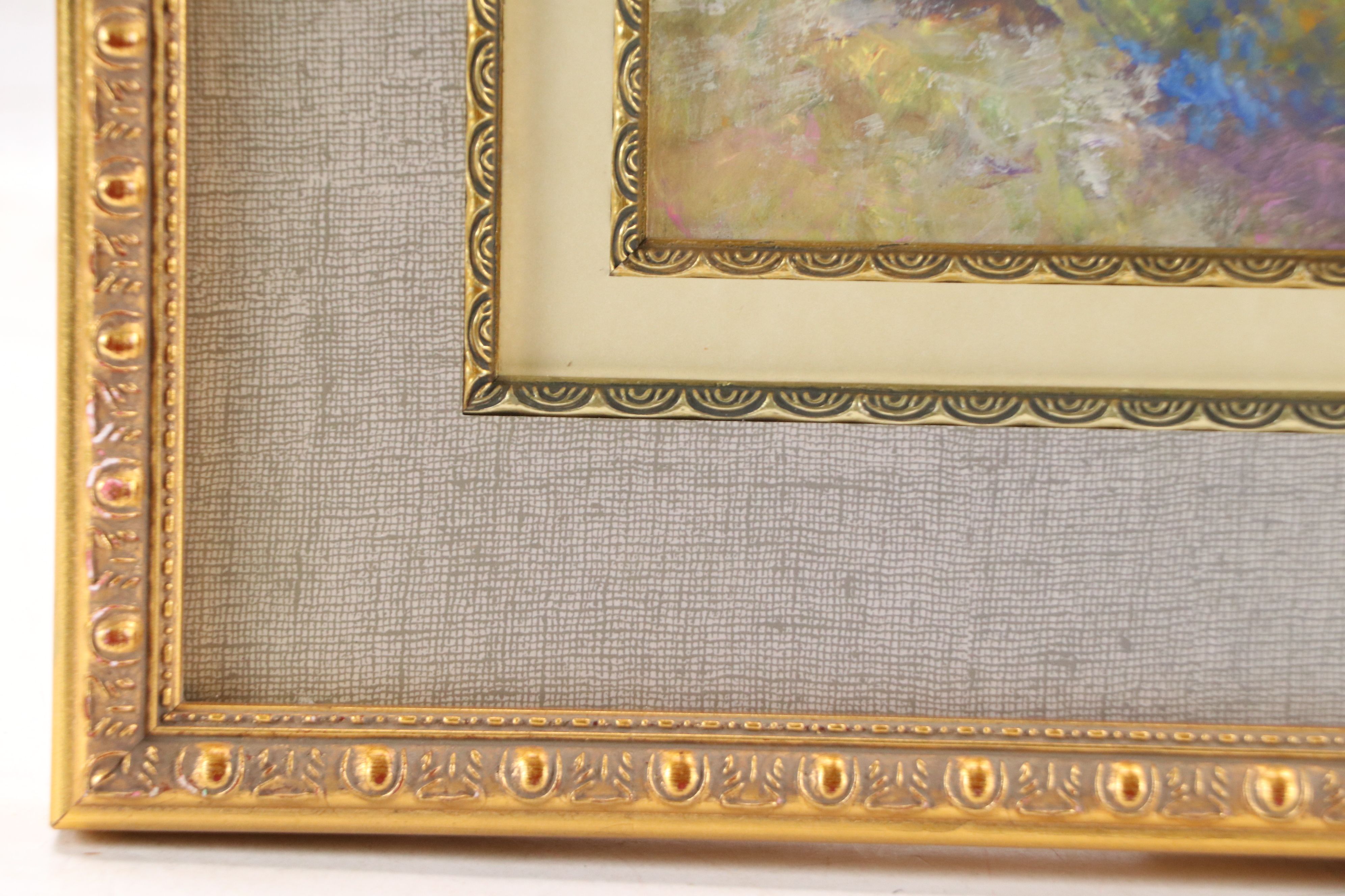 Robert Riddle Baker Acrylic Landscape Painting "A Wait for the Summer Rain"