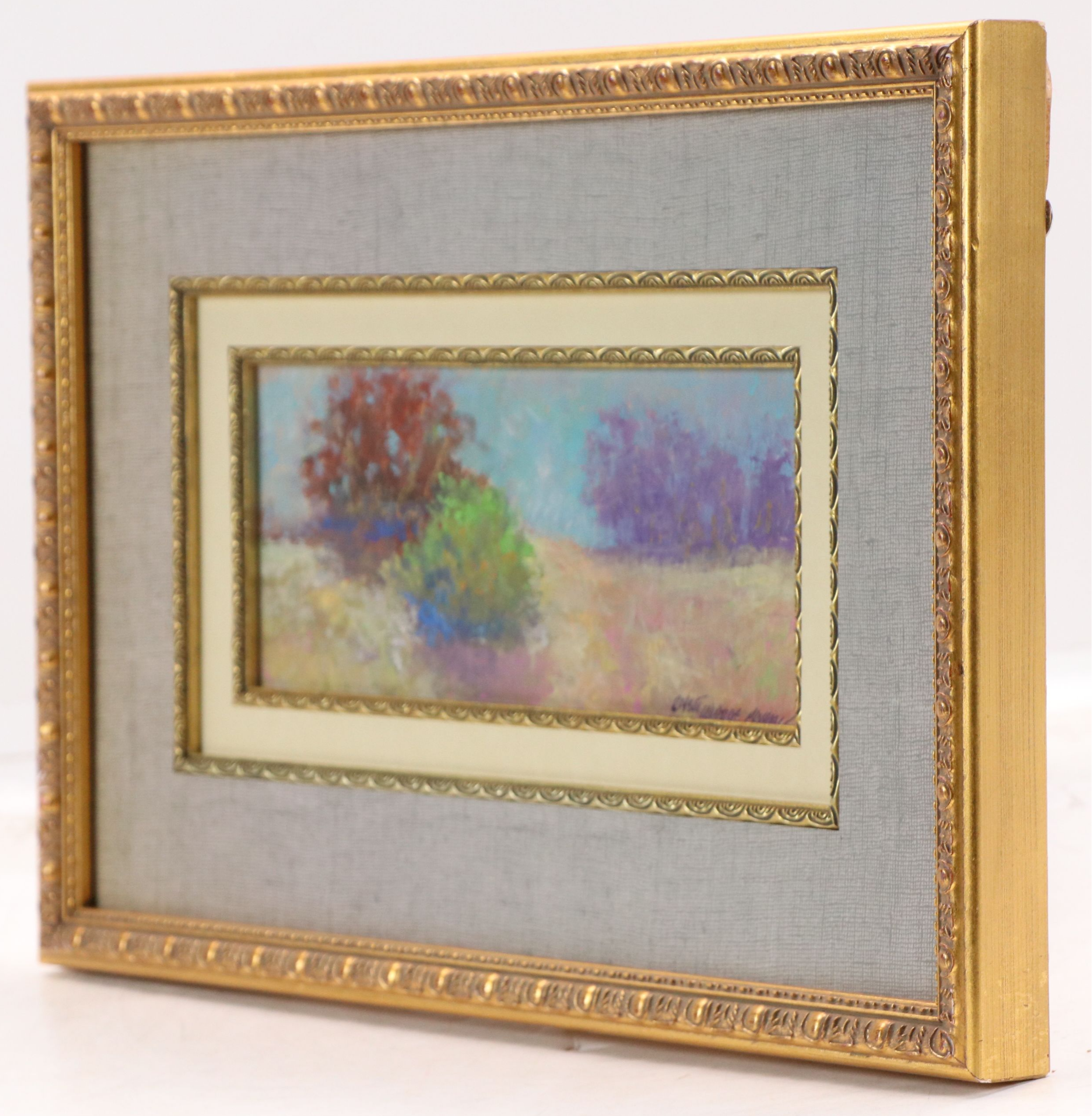 Robert Riddle Baker Acrylic Landscape Painting "A Wait for the Summer Rain"