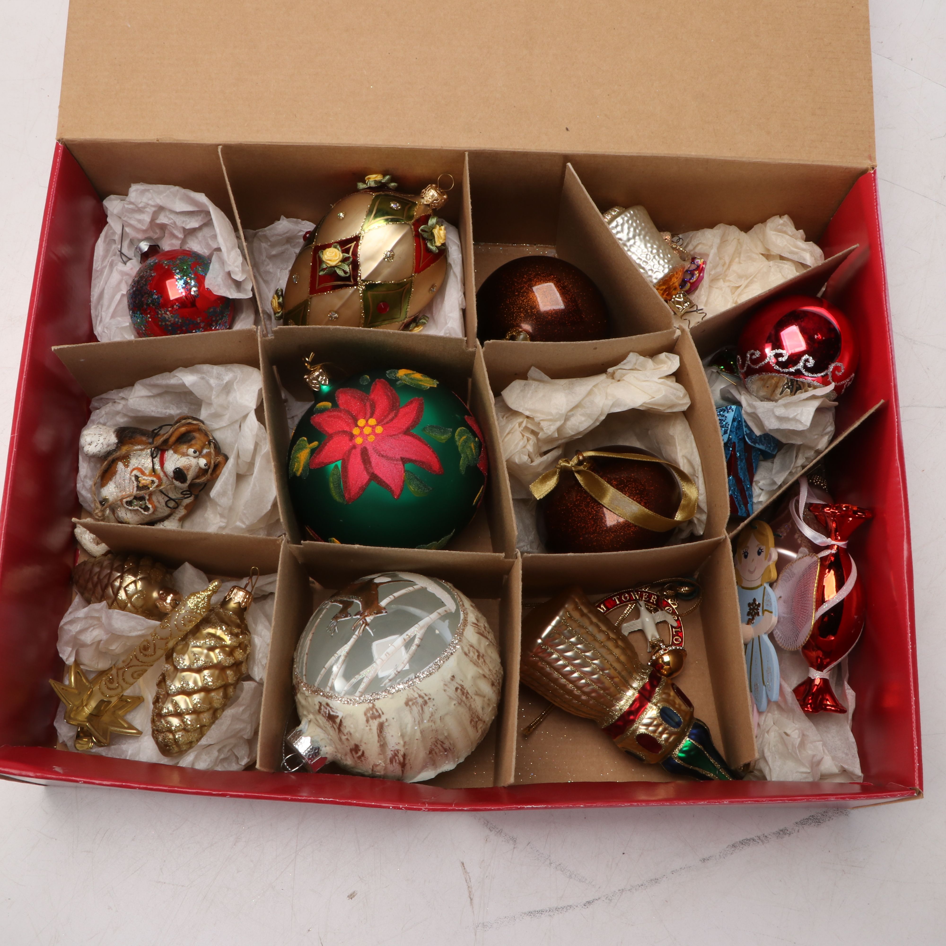 Hand-Painted Blown Glass and More Christmas Ornaments