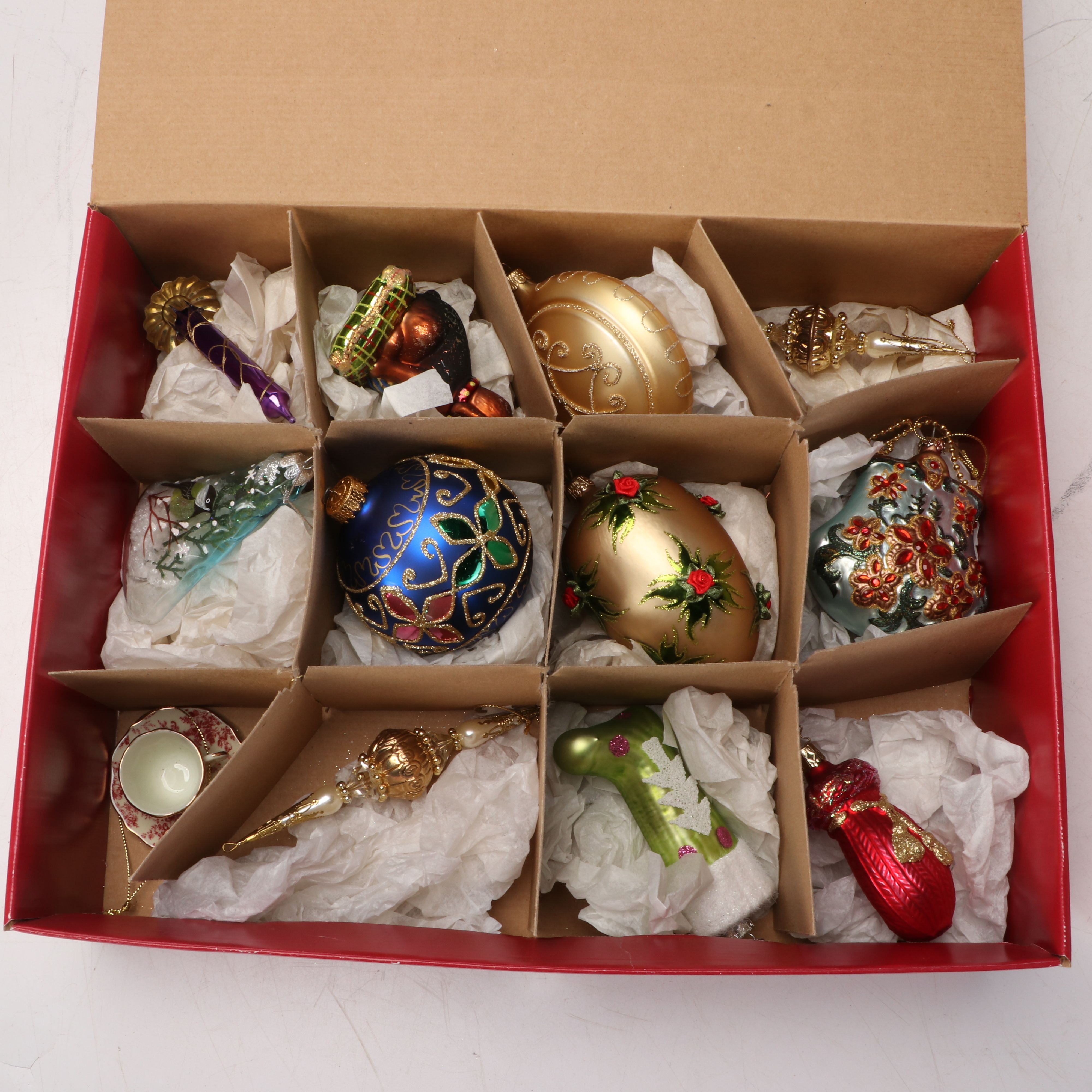 Hand-Painted Blown Glass and More Christmas Ornaments