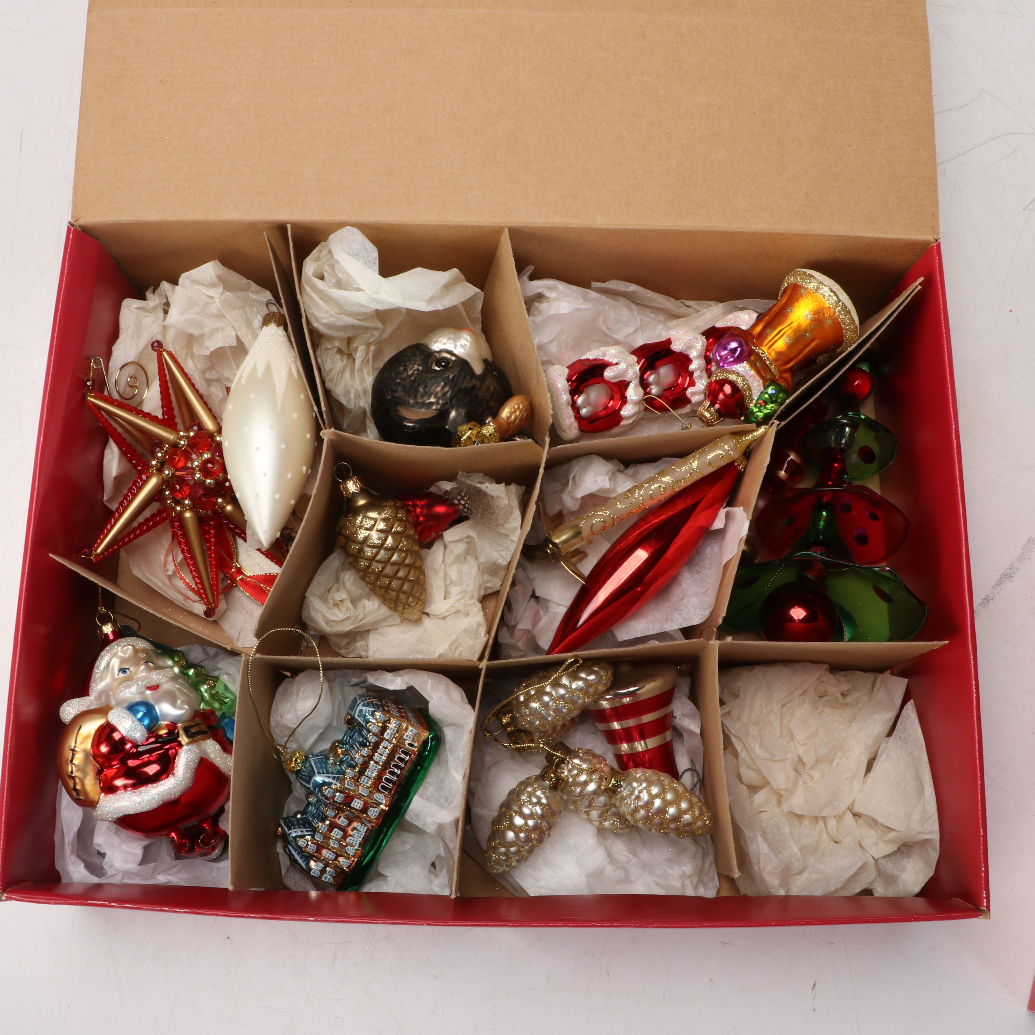 Hand-Painted Blown Glass and More Christmas Ornaments