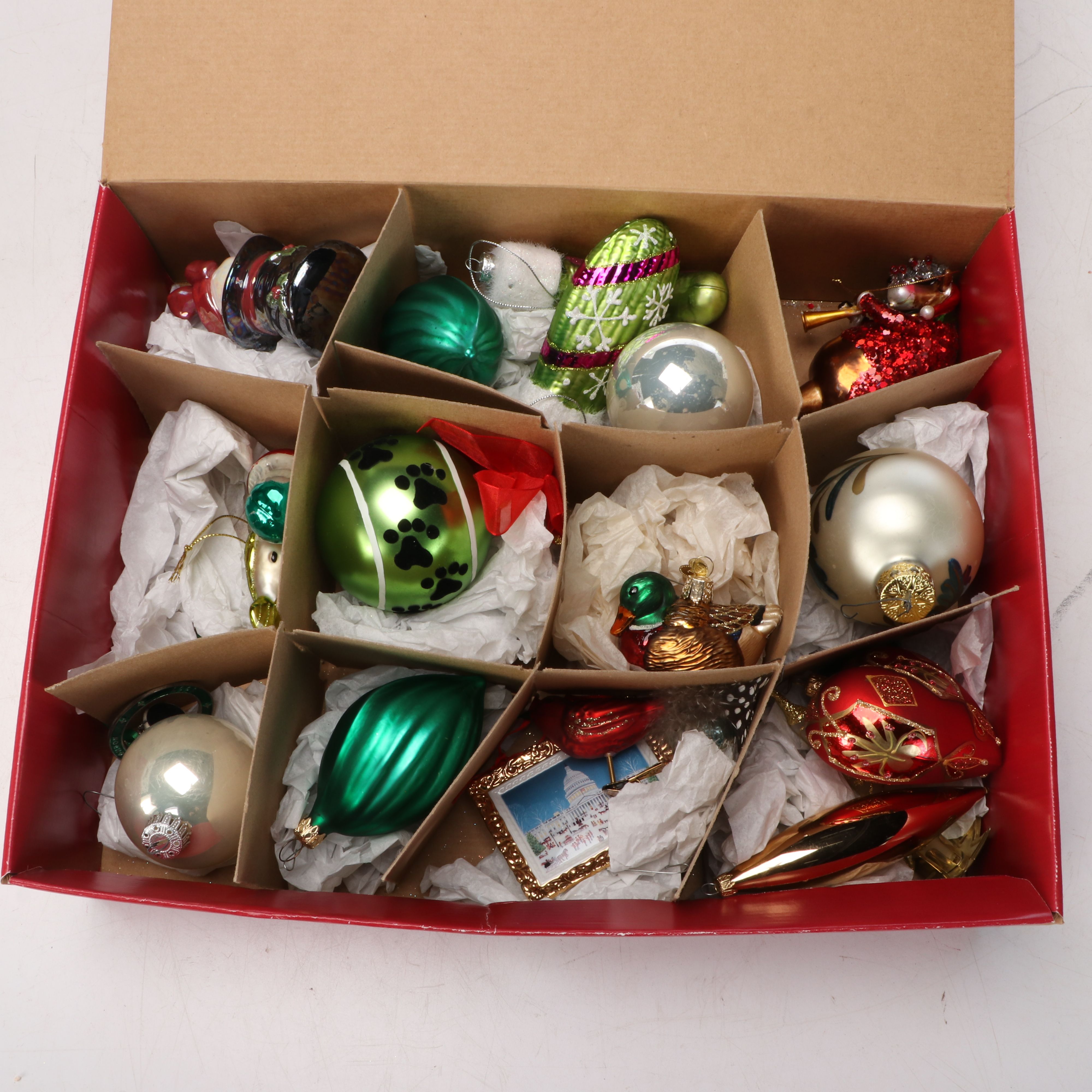 Hand-Painted Blown Glass and More Christmas Ornaments