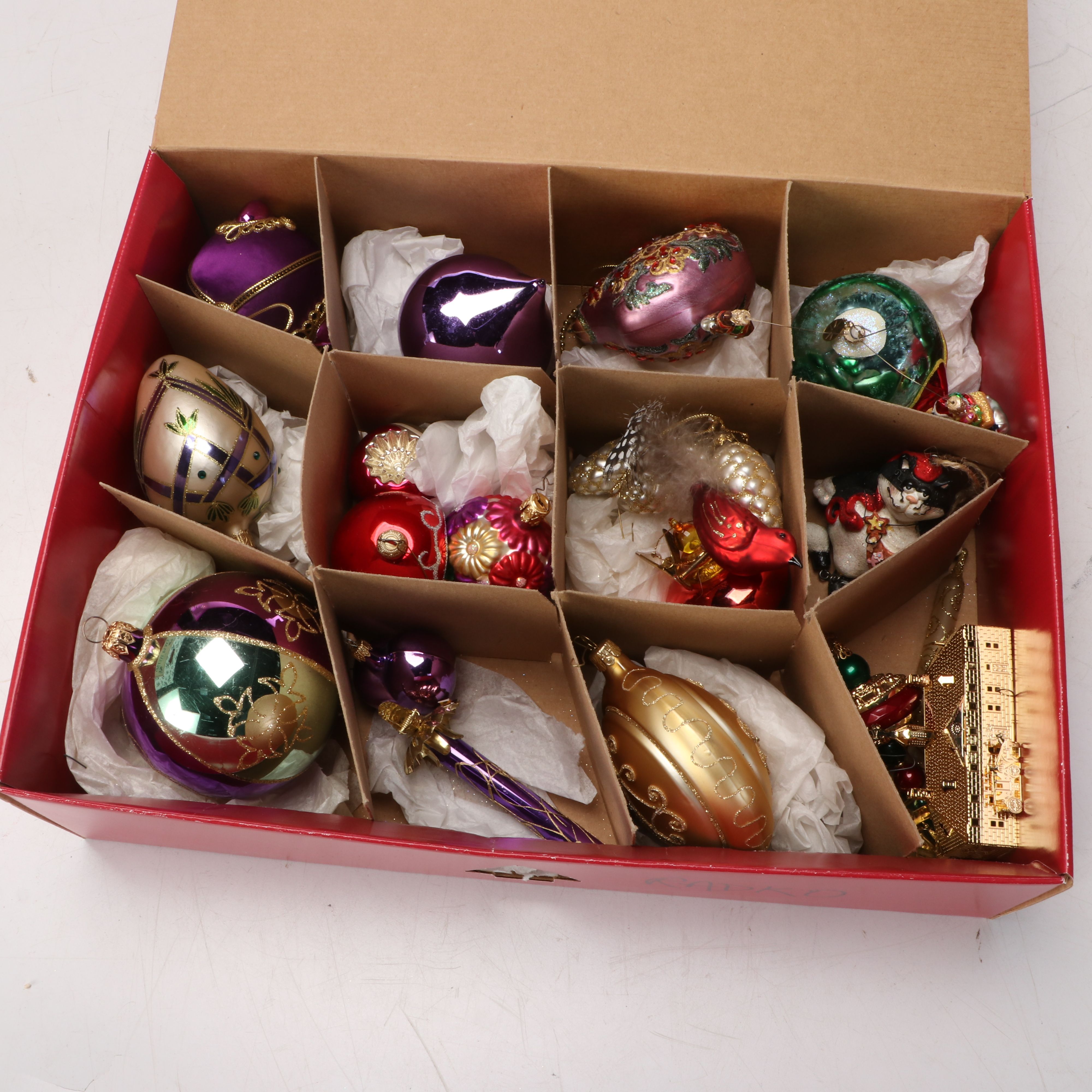 Hand-Painted Blown Glass and More Christmas Ornaments