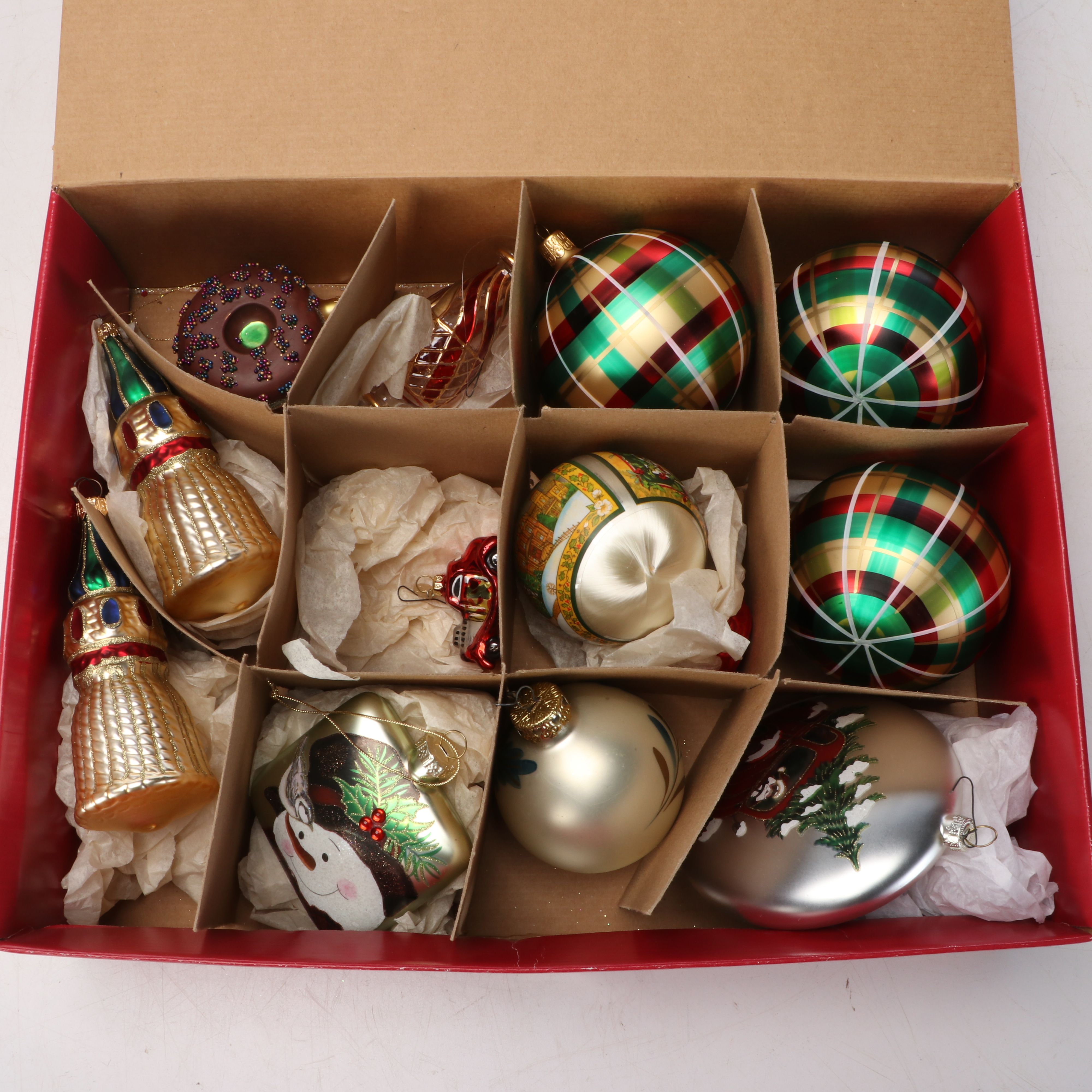 Hand-Painted Blown Glass and More Christmas Ornaments