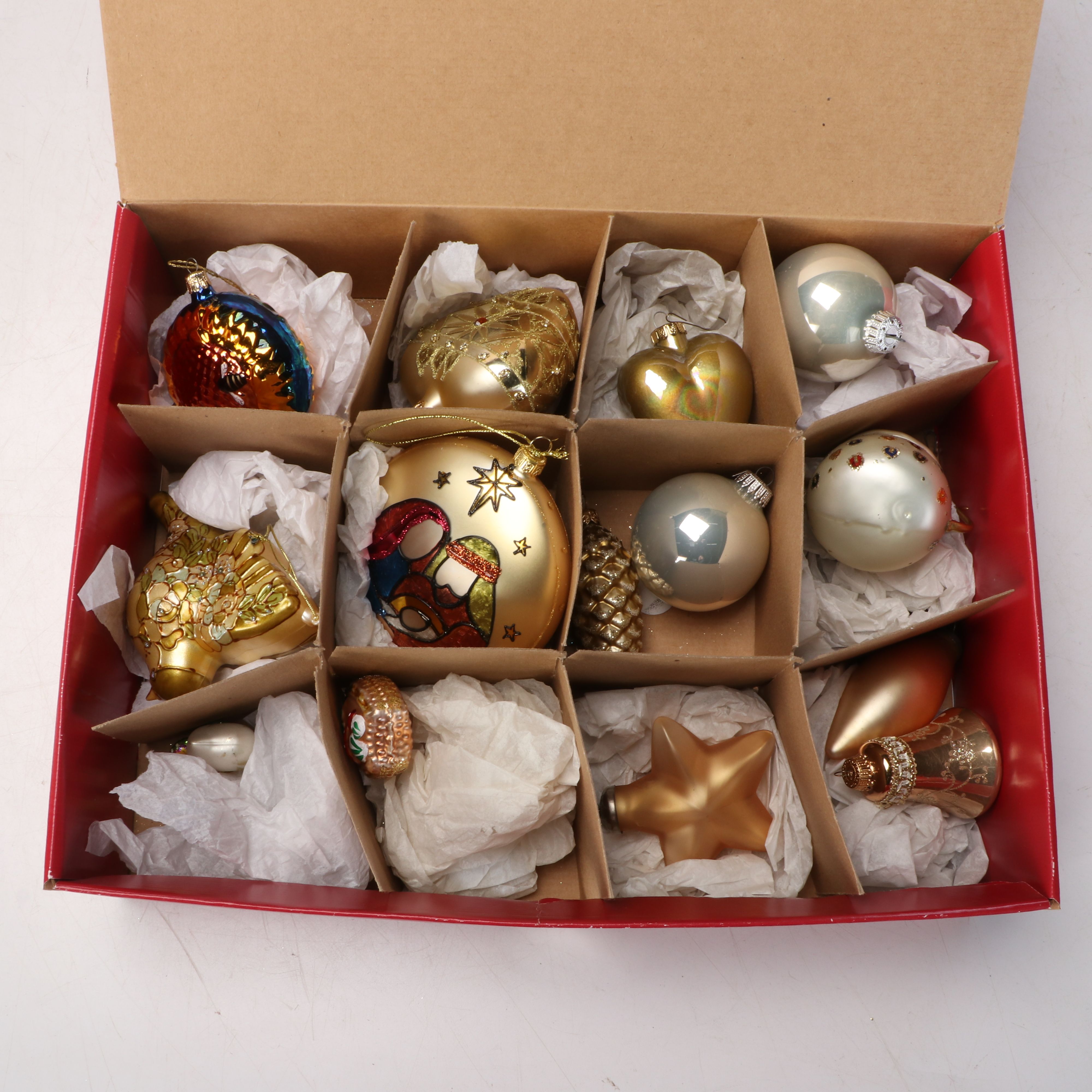 Hand-Painted Blown Glass and More Christmas Ornaments