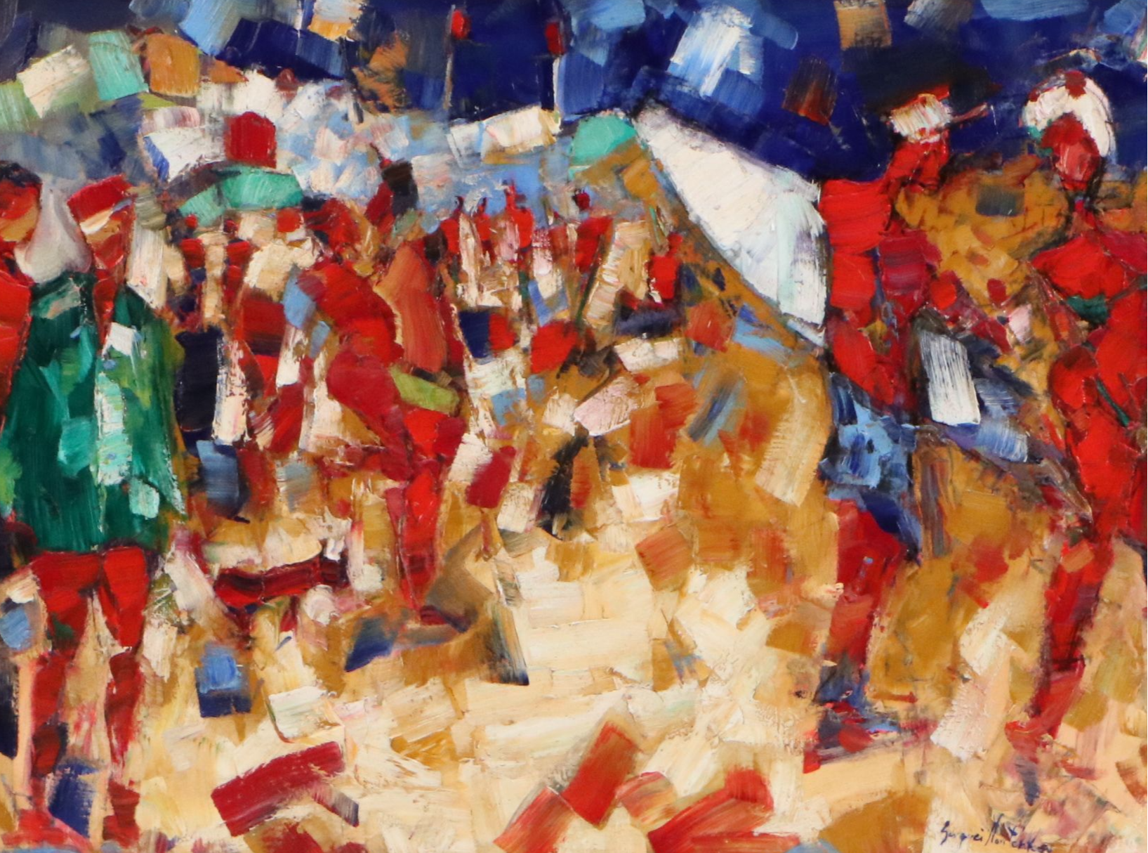 Serguei Novitchkov Oil Painting "Noonday Heat," 2025