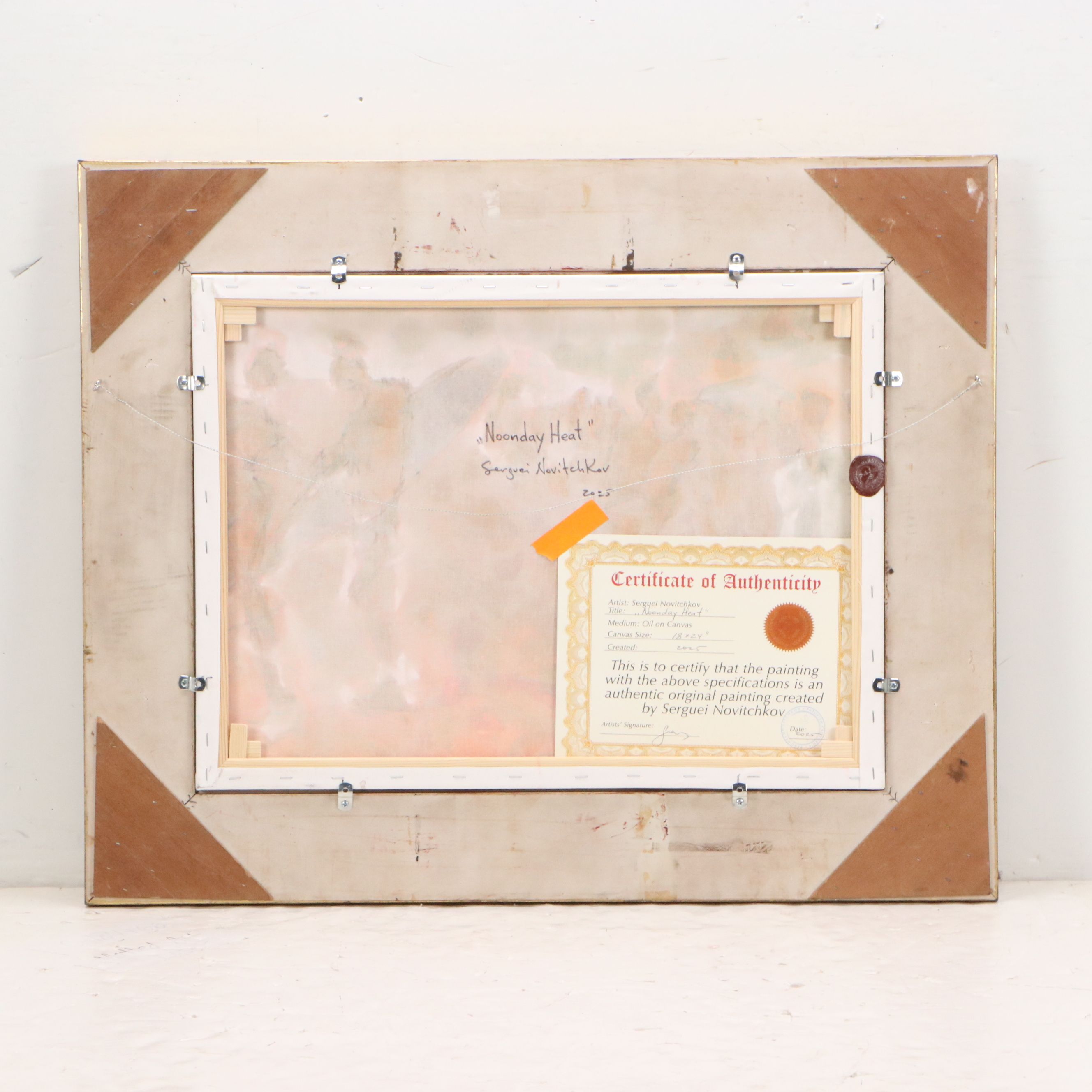 Serguei Novitchkov Oil Painting "Noonday Heat," 2025