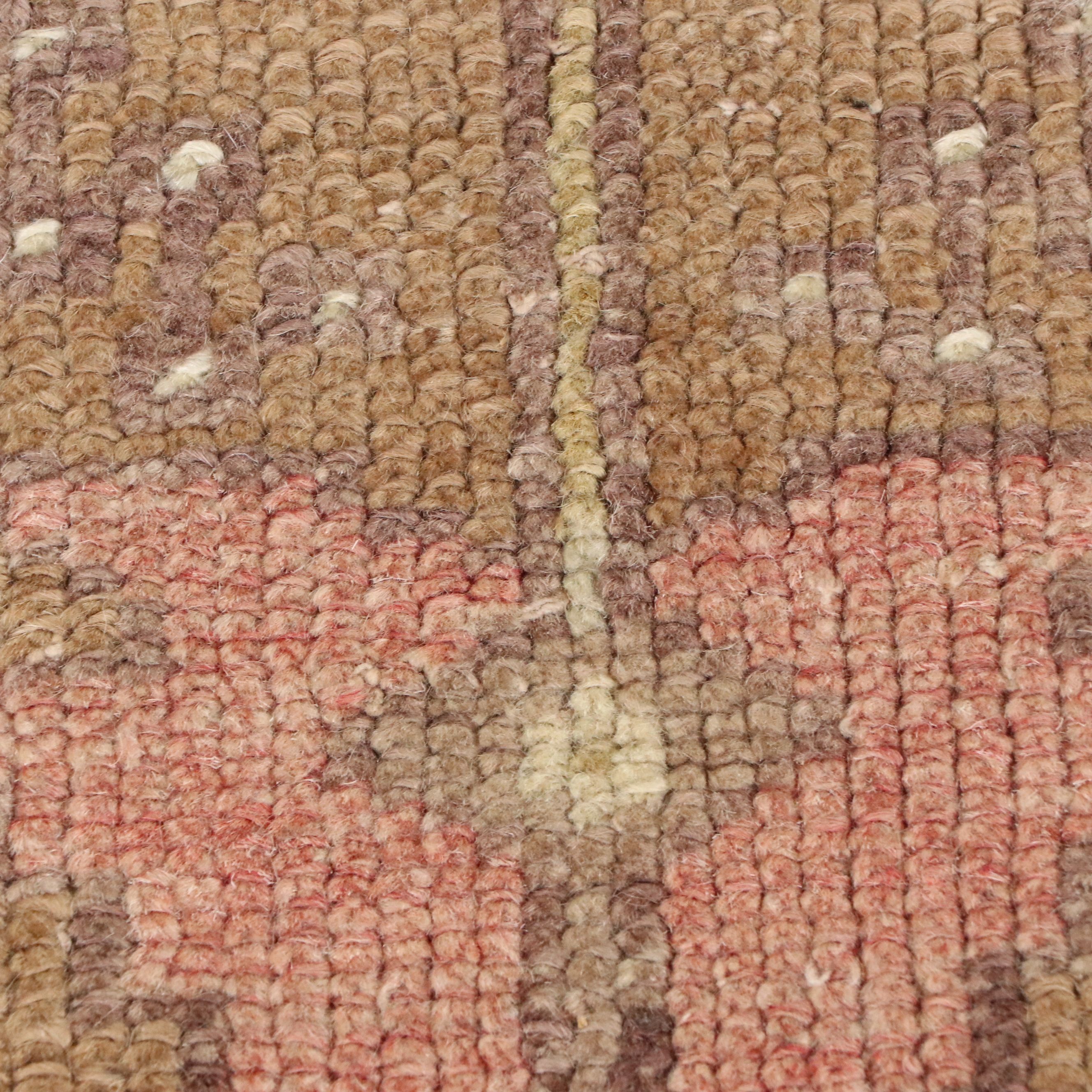 4'6 x 8'6 Hand-Knotted Turkish Oushak Area Rug