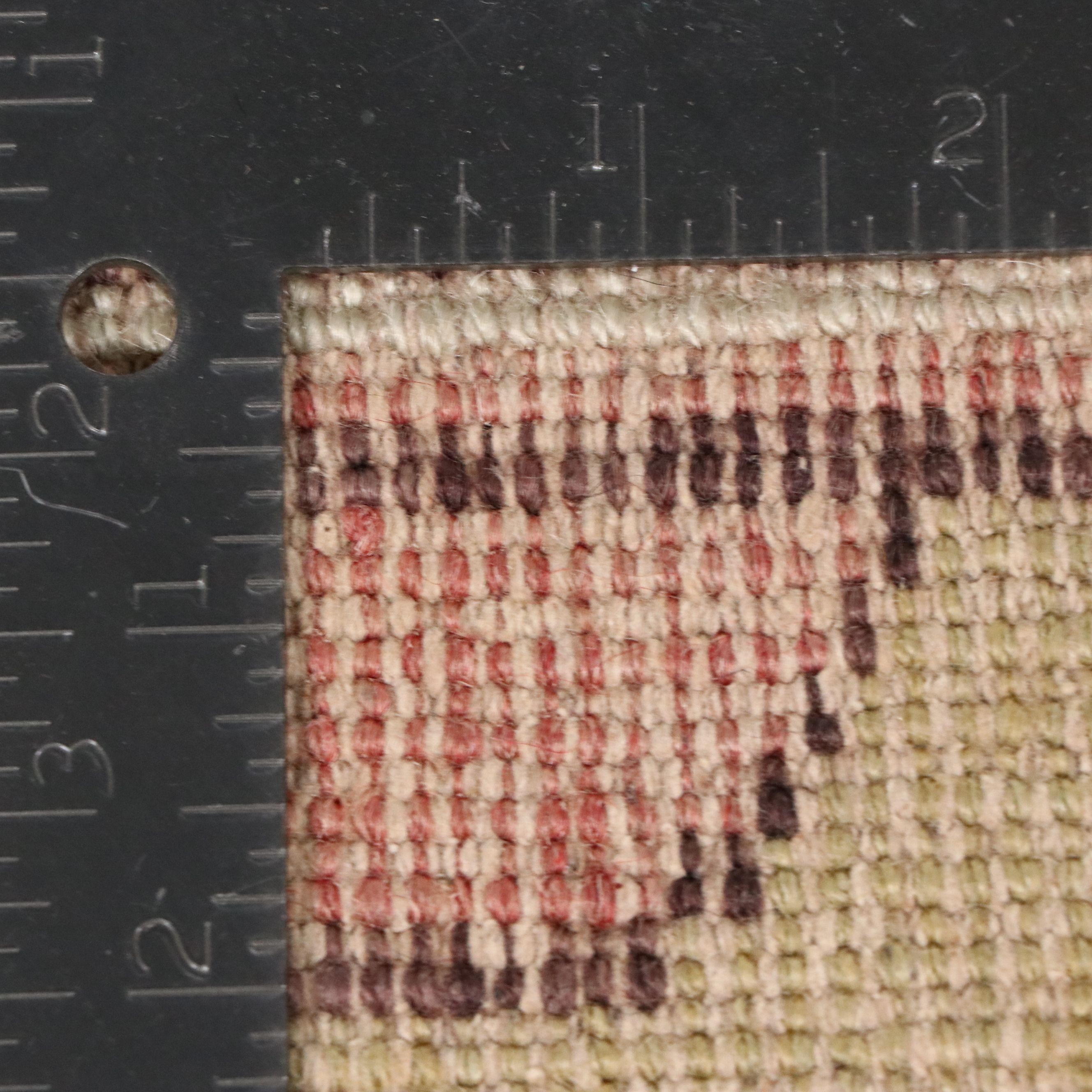 4'6 x 8'6 Hand-Knotted Turkish Oushak Area Rug